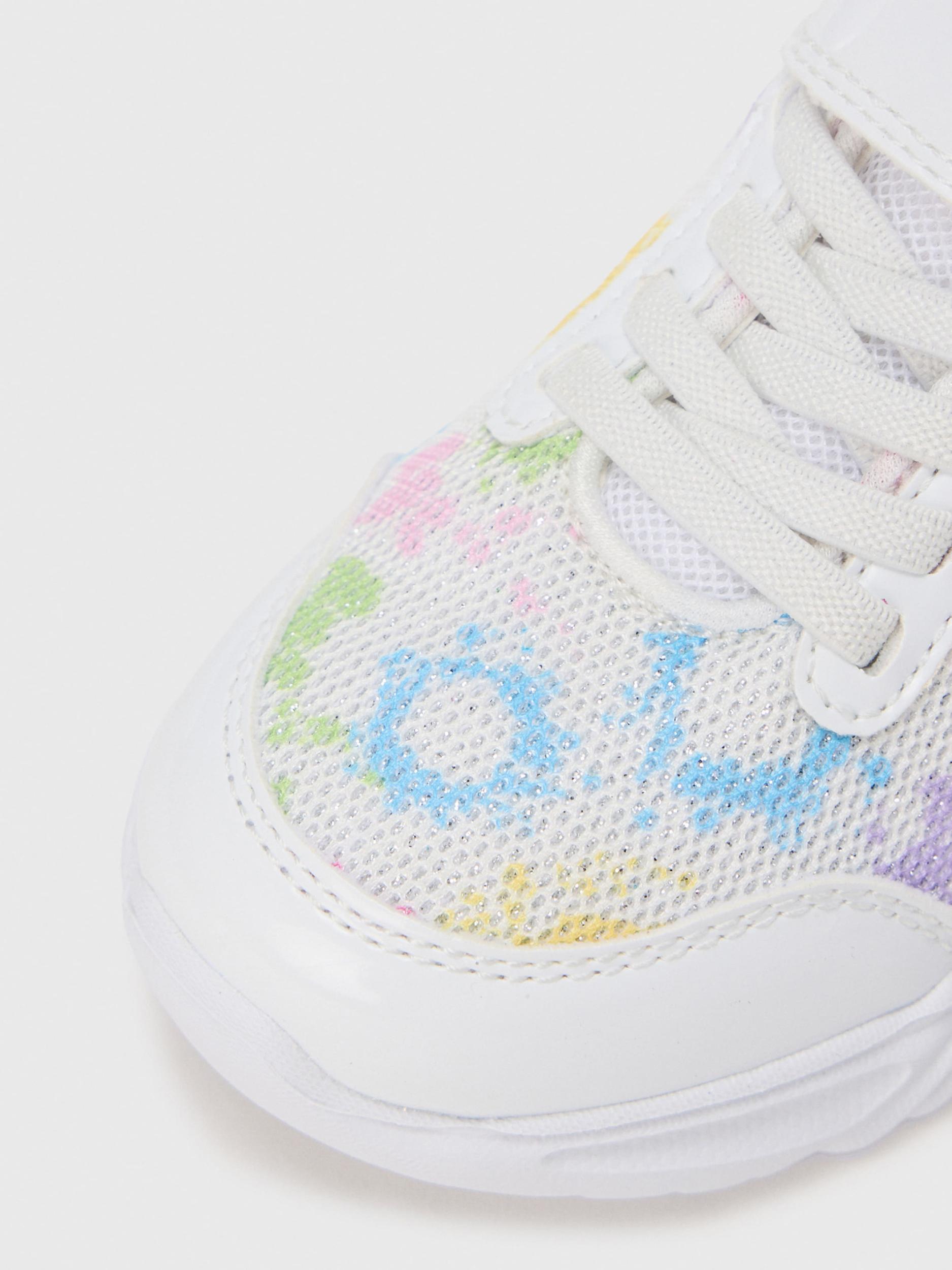 GEOX Tenisky 'ASSISTER' azúrová / pastelovo zelená / svetloružová / biela