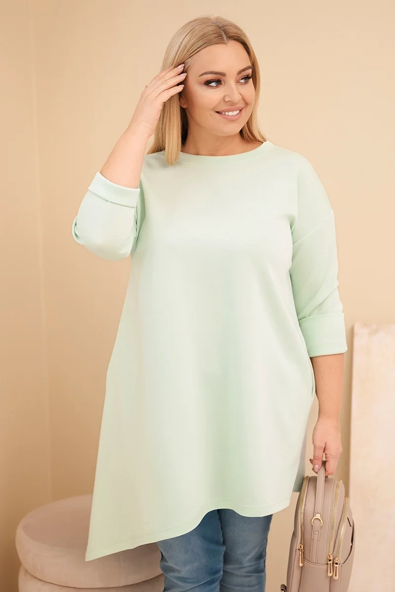Kesi Dámska dlhá mikina Plus Size s voľným strihom