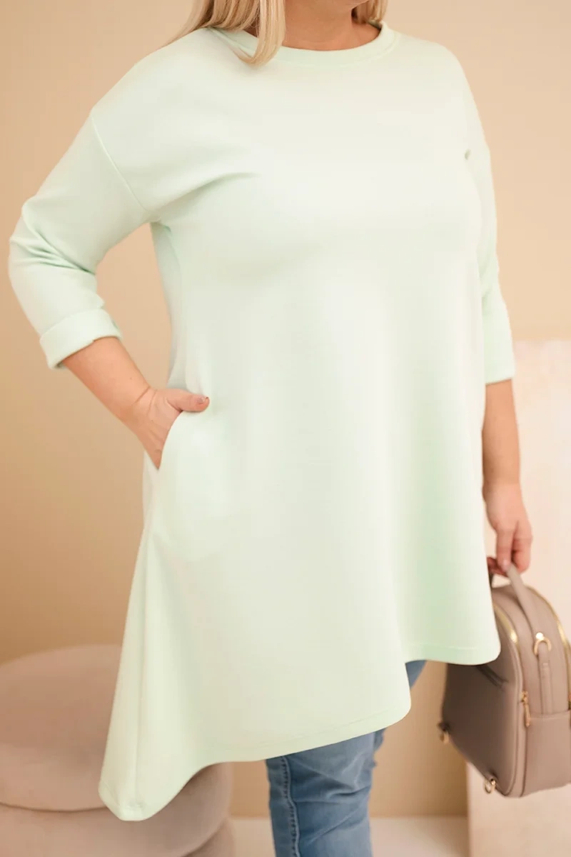 Kesi Dámska dlhá mikina Plus Size s voľným strihom