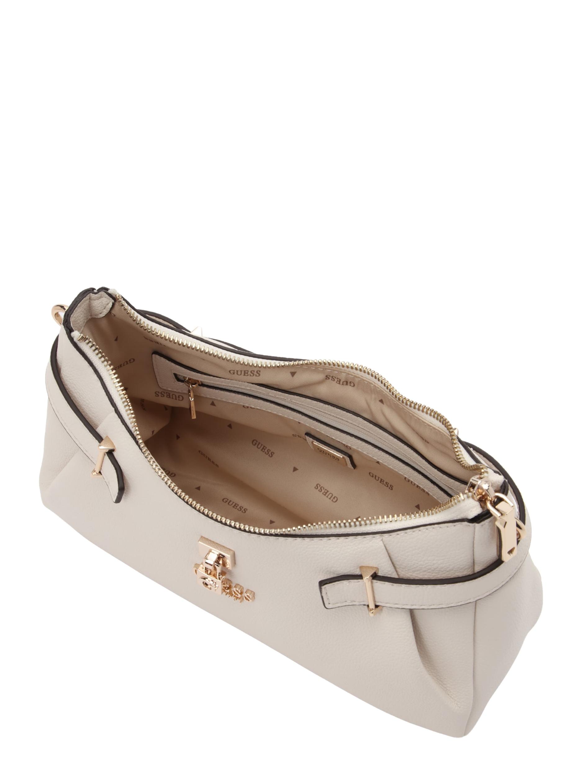 GUESS Kabelka na rameno 'YESBA' šedobiela