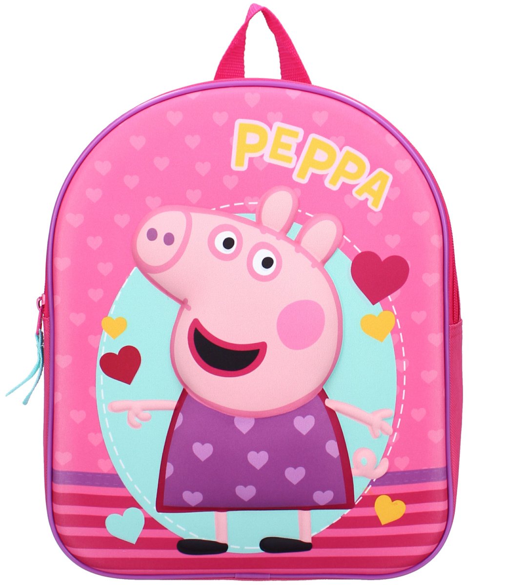 Vadobag Dievčenský 3D batoh Prasiatko Peppa