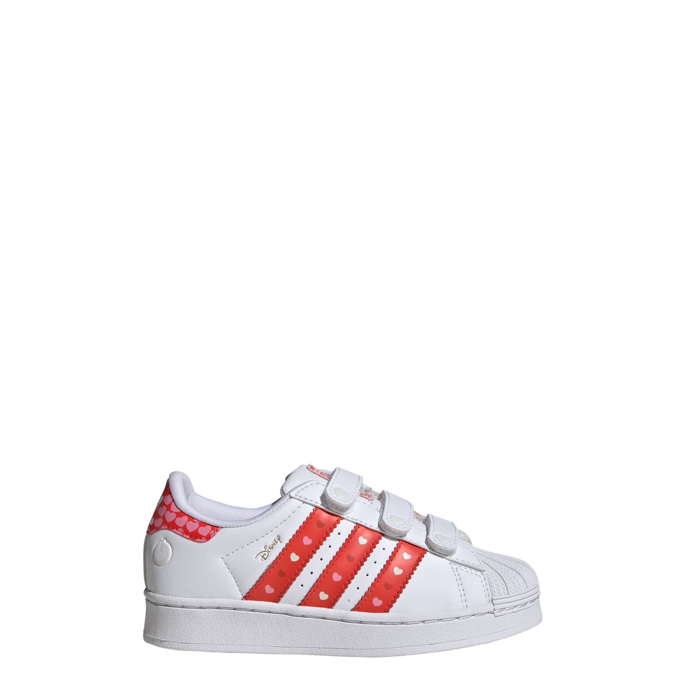 ADIDAS ORIGINALS Tenisky 'Disney Superstar' ružová / červená / čierna / biela