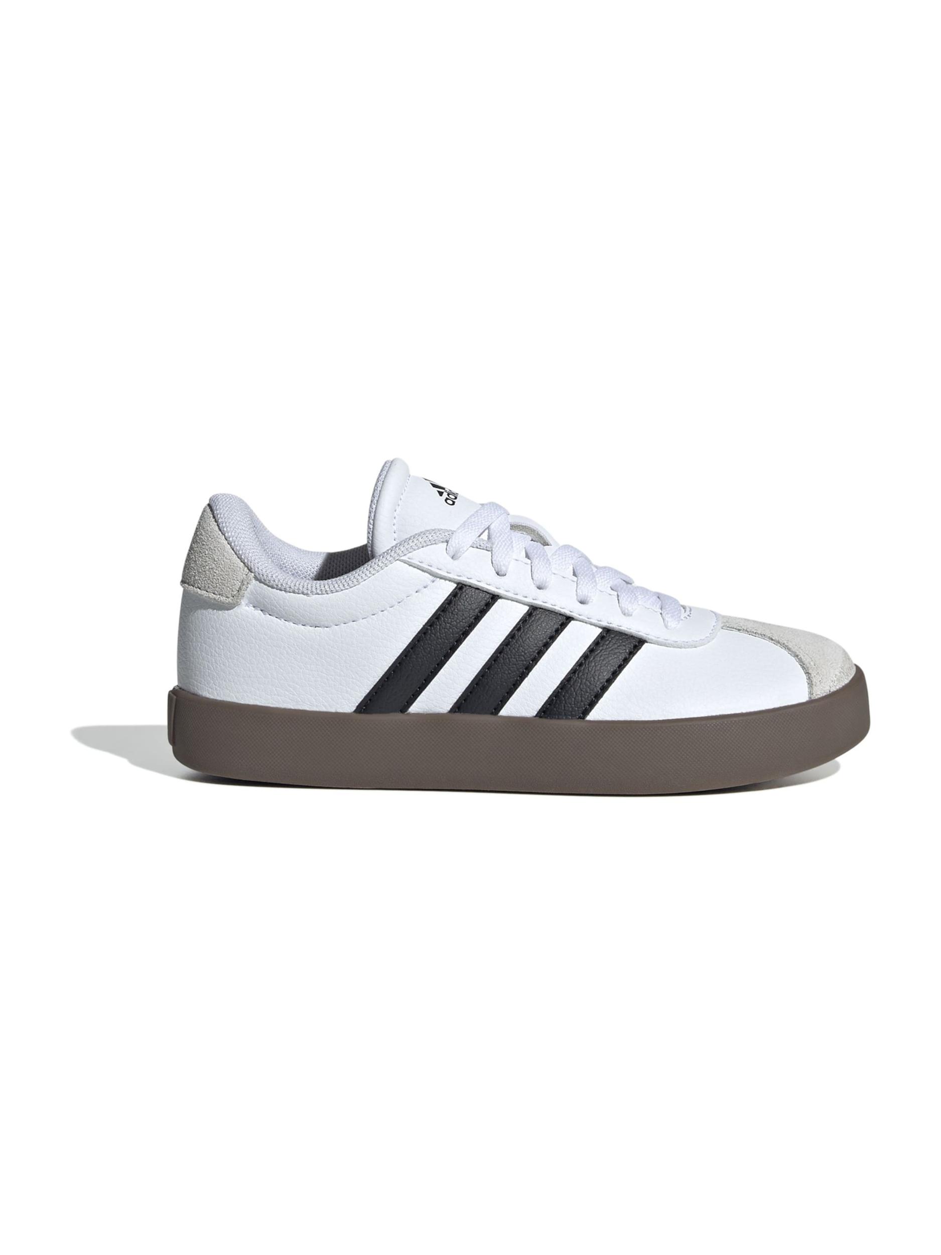 ADIDAS SPORTSWEAR Tenisky 'VL Court 3.0' svetlosivá / čierna / biela