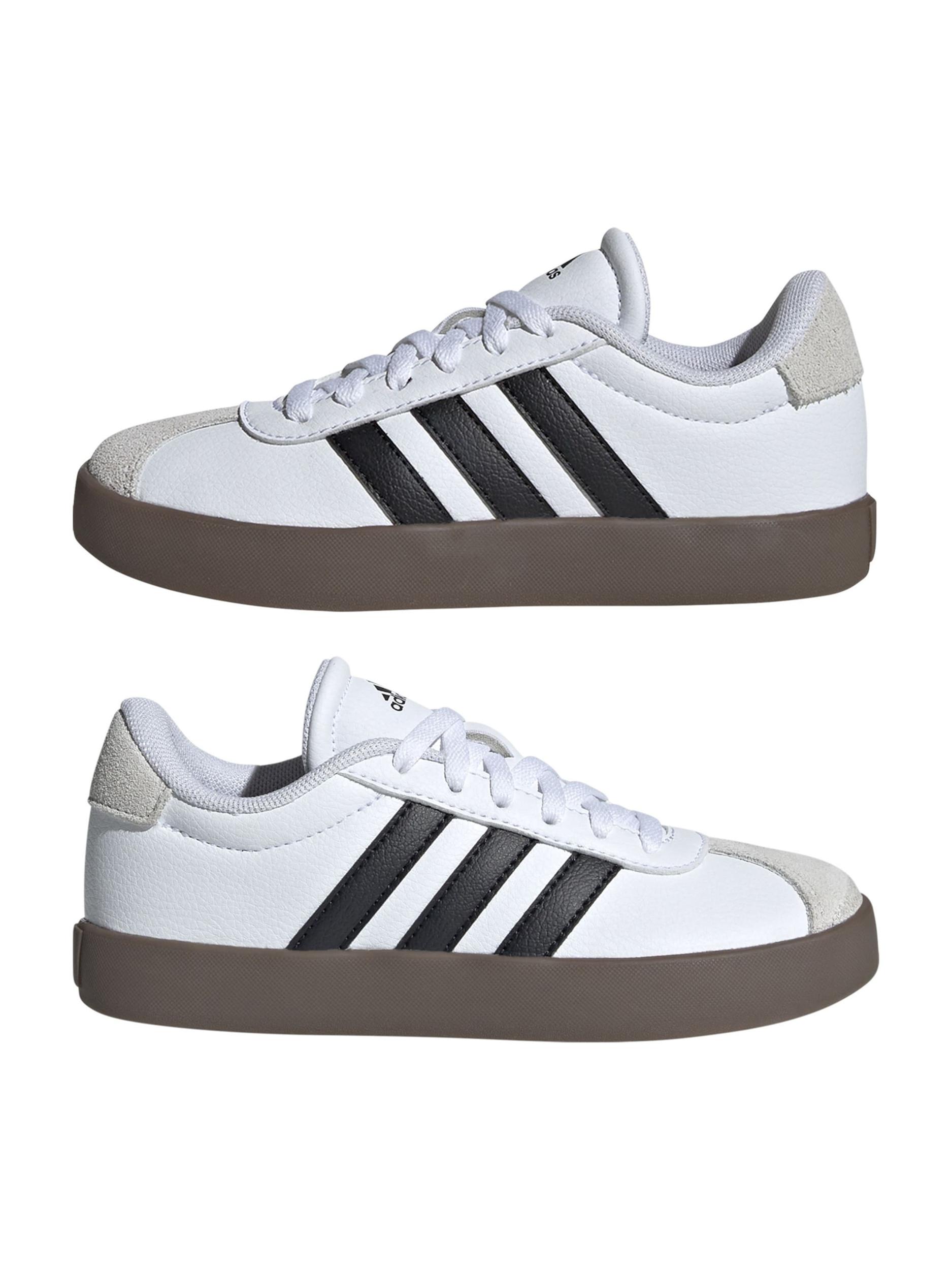 ADIDAS SPORTSWEAR Tenisky 'VL Court 3.0' svetlosivá / čierna / biela