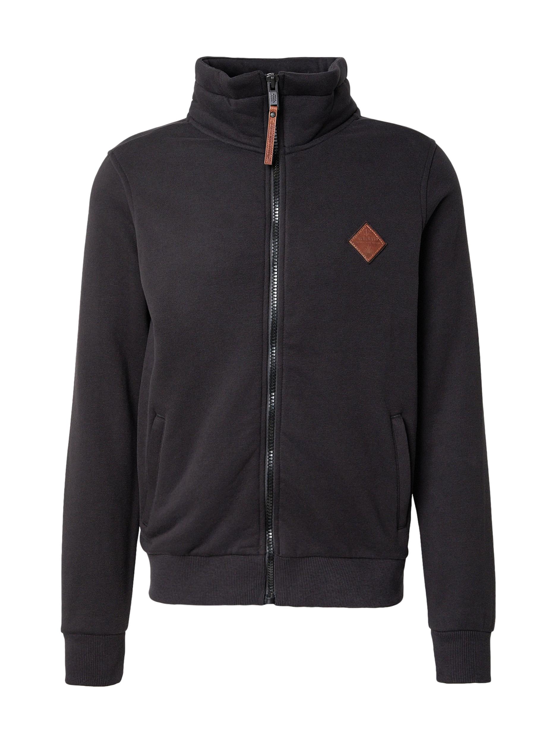 naketano Tepláková bunda čierna