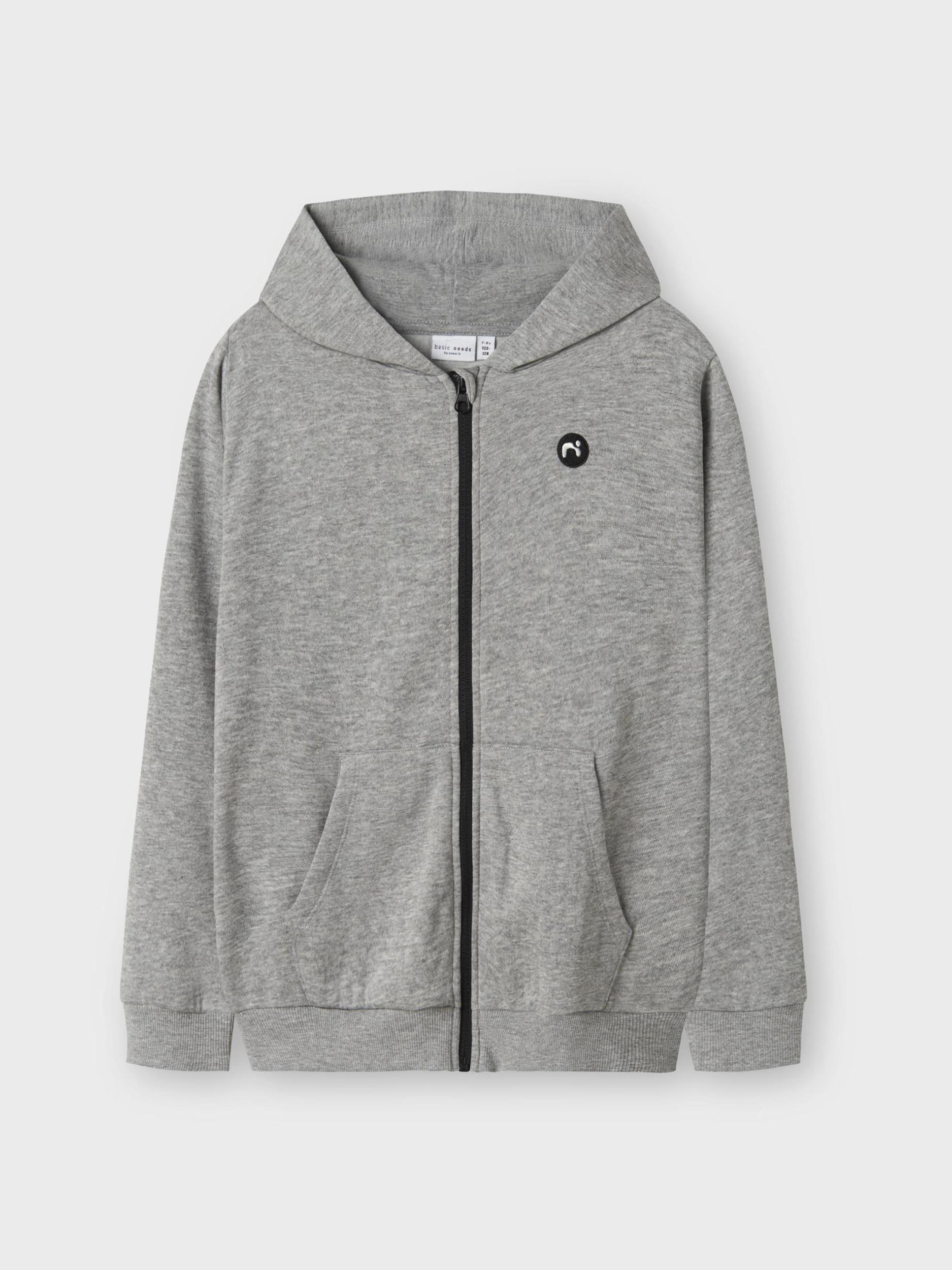 NAME IT Tepláková bunda 'NKMVIMO' sivá