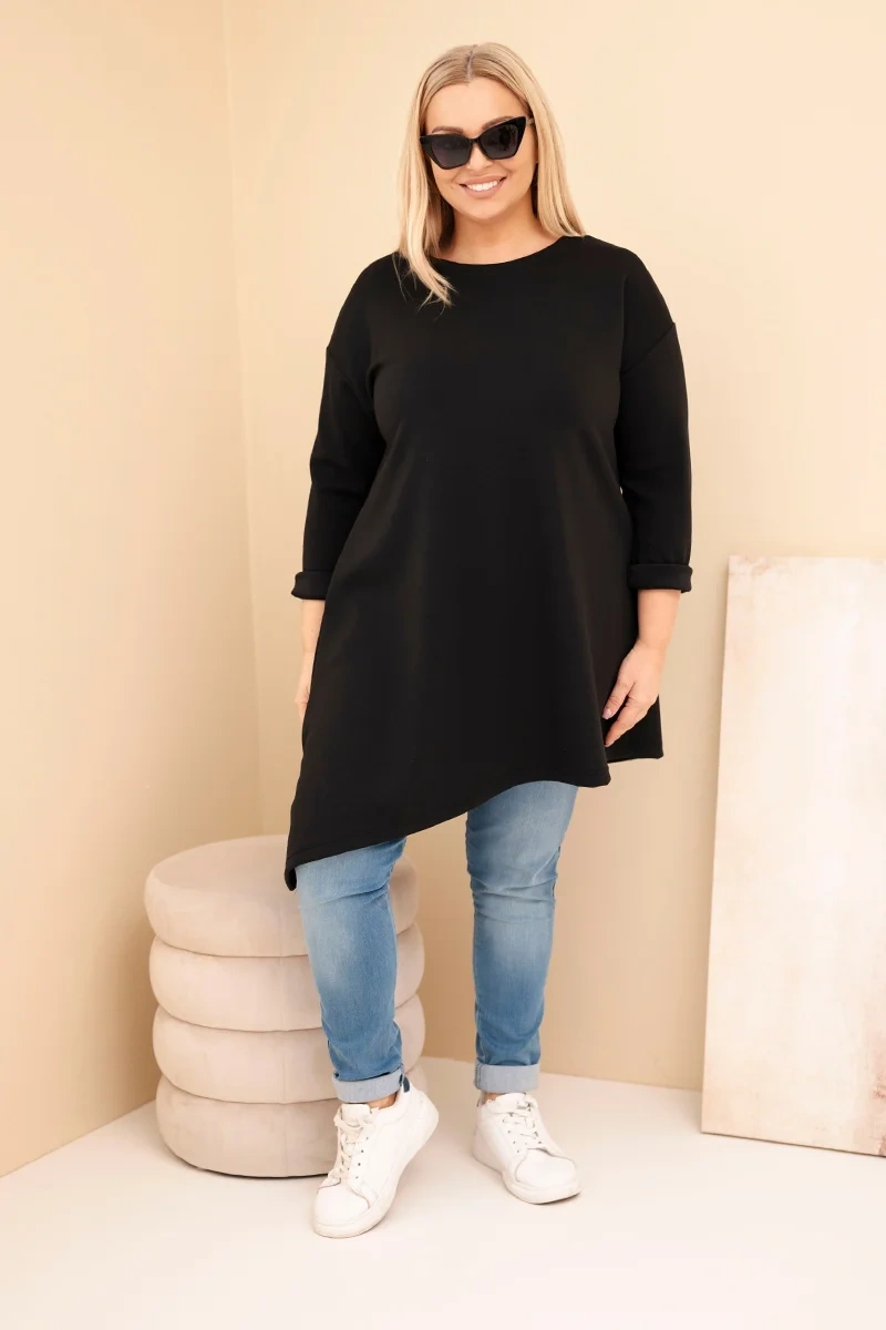 Kesi Dámska dlhá mikina Plus Size s voľným strihom