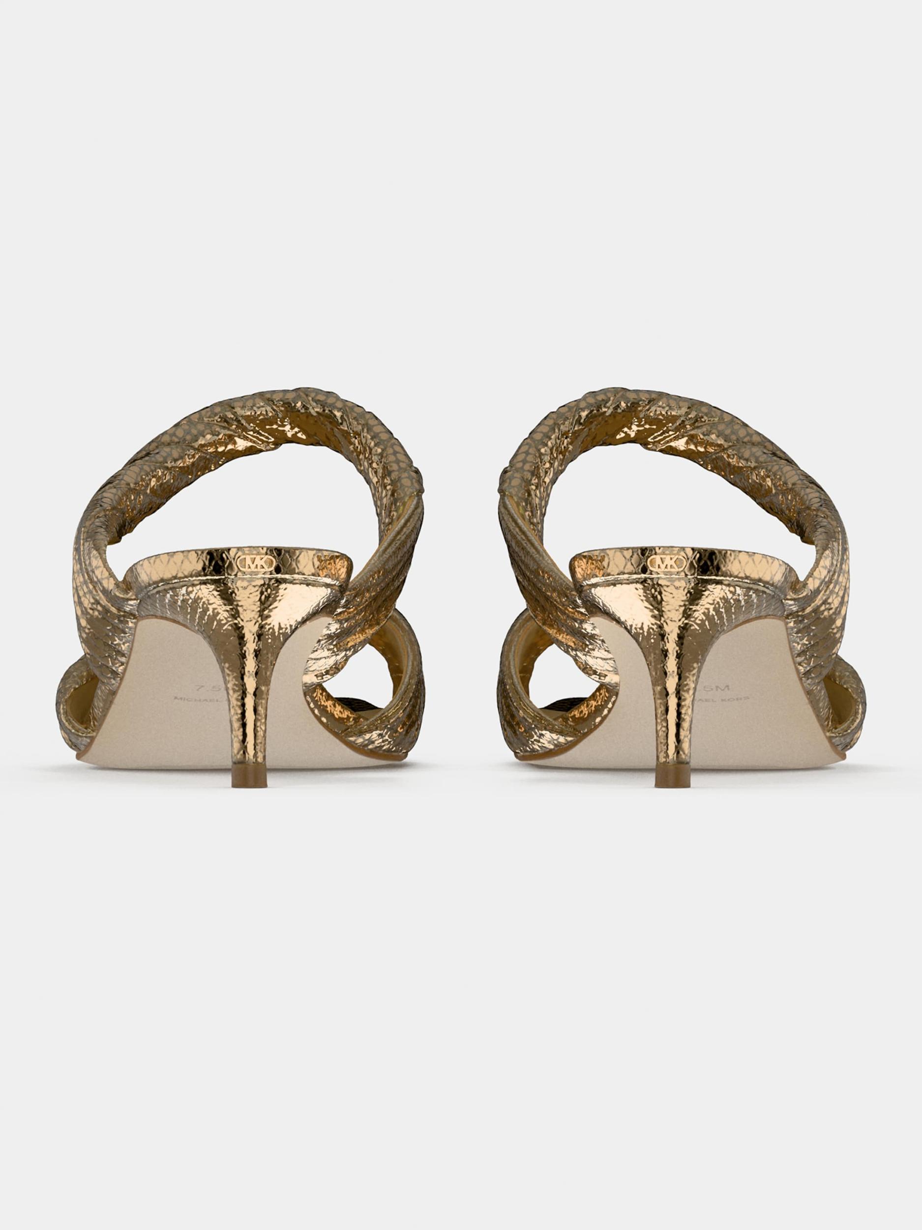 MICHAEL Michael Kors Šľapky 'KIANA MID' zlatá