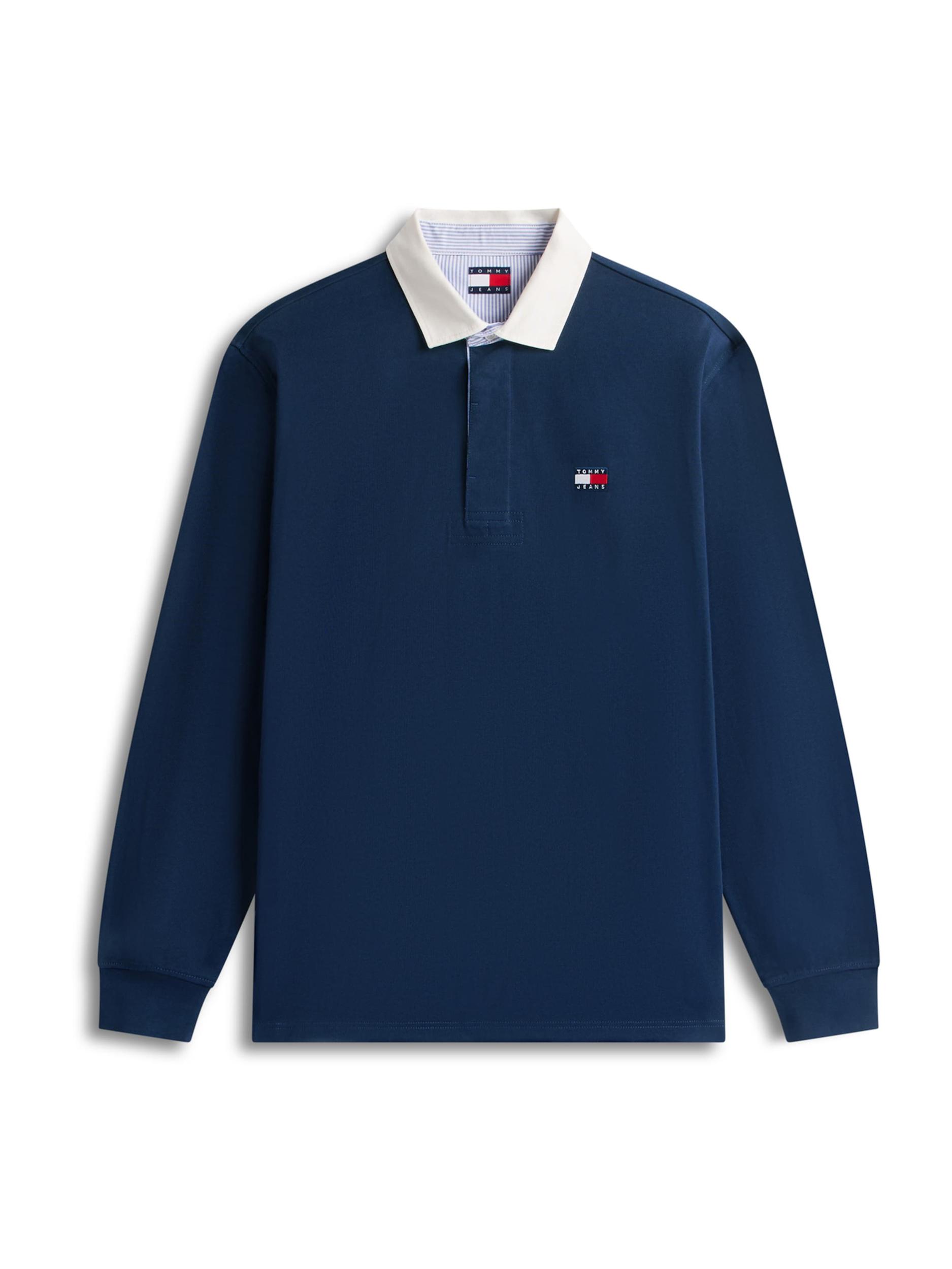 Tommy Jeans Tričko 'ESS' tmavomodrá / biela