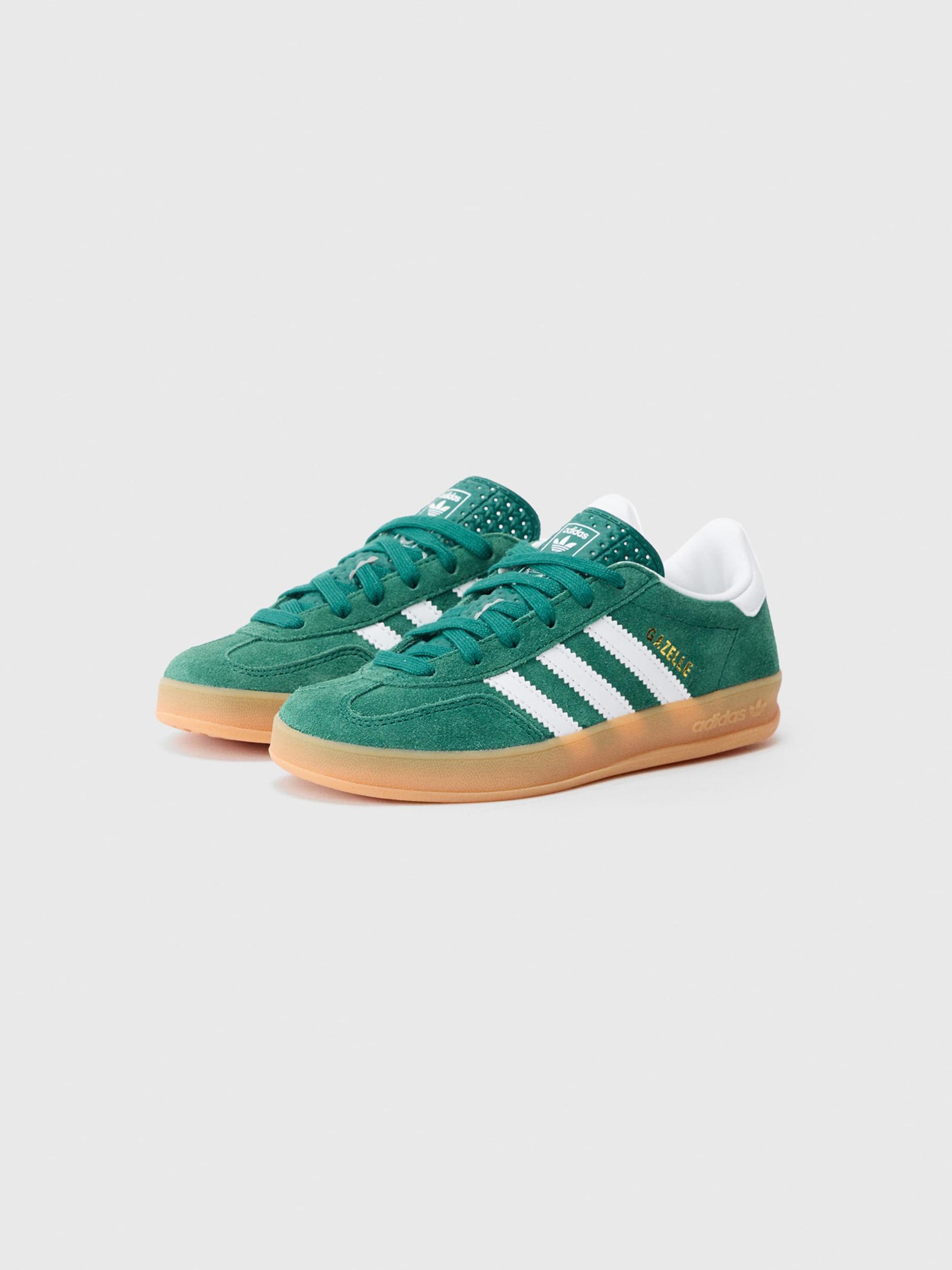 ADIDAS ORIGINALS Tenisky 'GAZELLE' zlatá / tmavozelená / biela