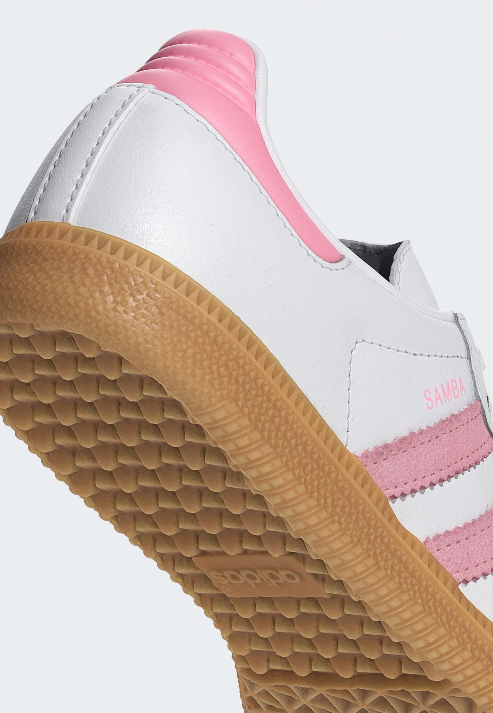 ADIDAS ORIGINALS Tenisky 'Samba' sivá / ružová / biela