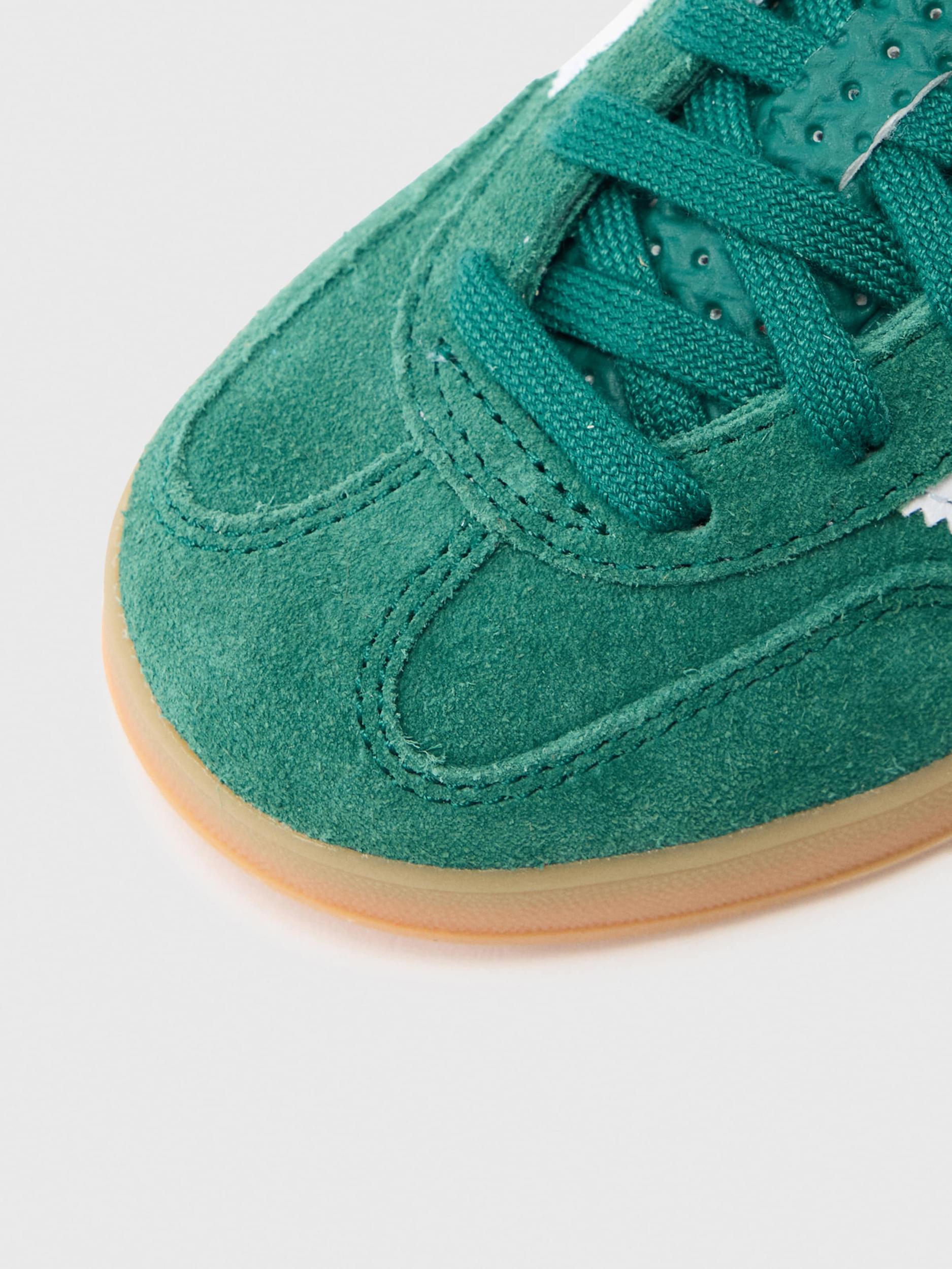 ADIDAS ORIGINALS Tenisky 'GAZELLE' zlatá / tmavozelená / biela