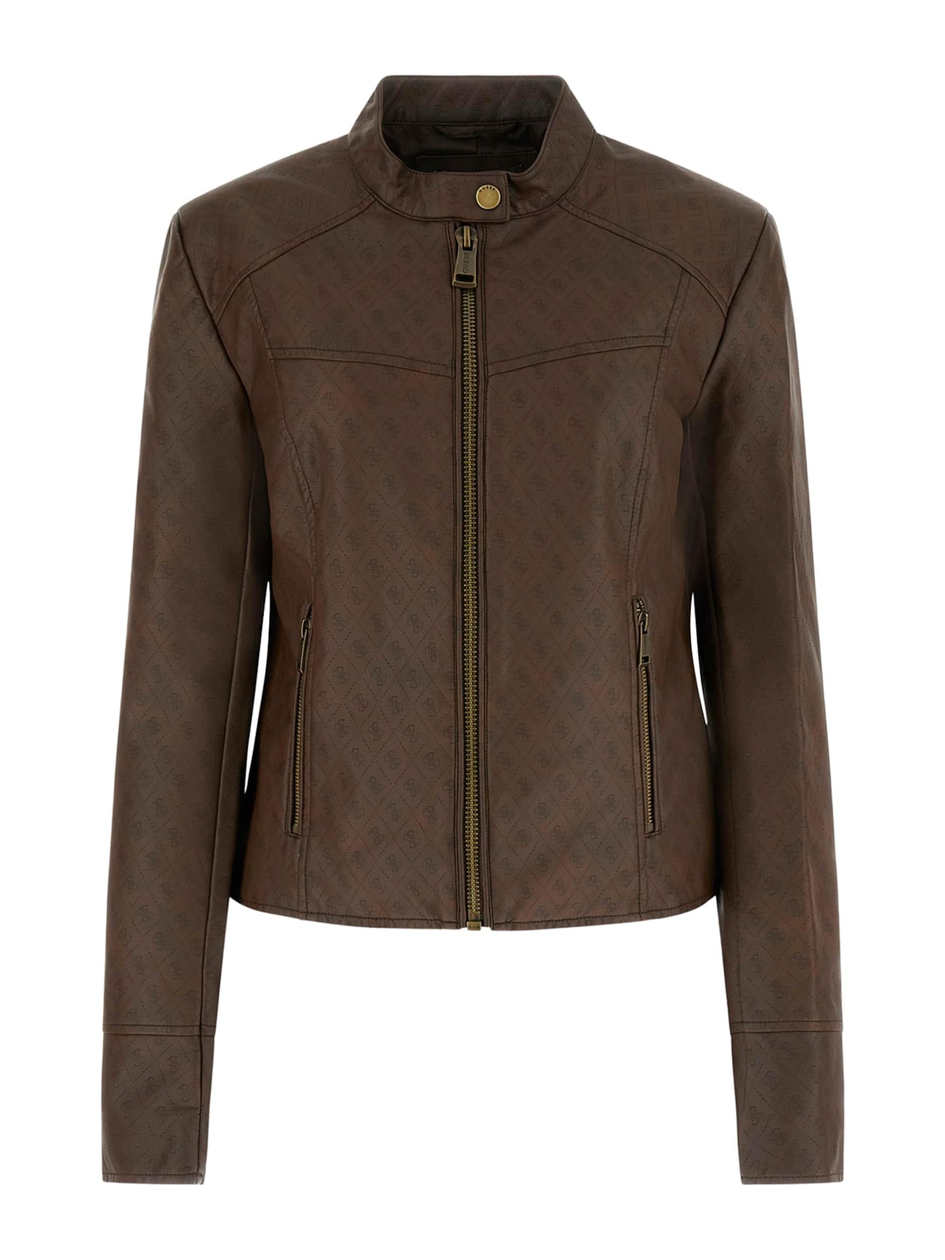 GUESS Prechodná bunda 'ANITA' tmavohnedá