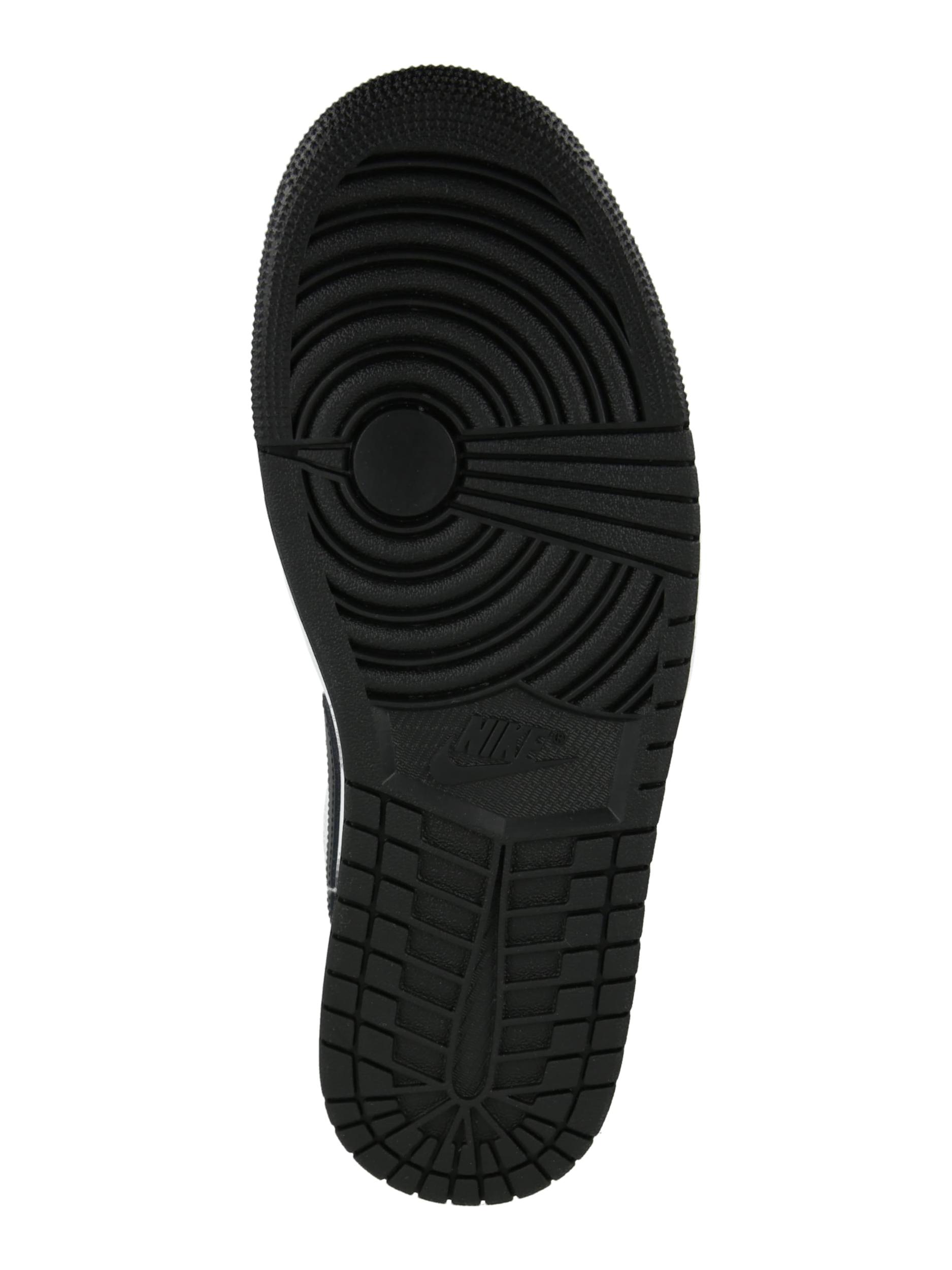 Jordan Nízke tenisky 'Air Jordan 1' sivá / svetlosivá / čierna