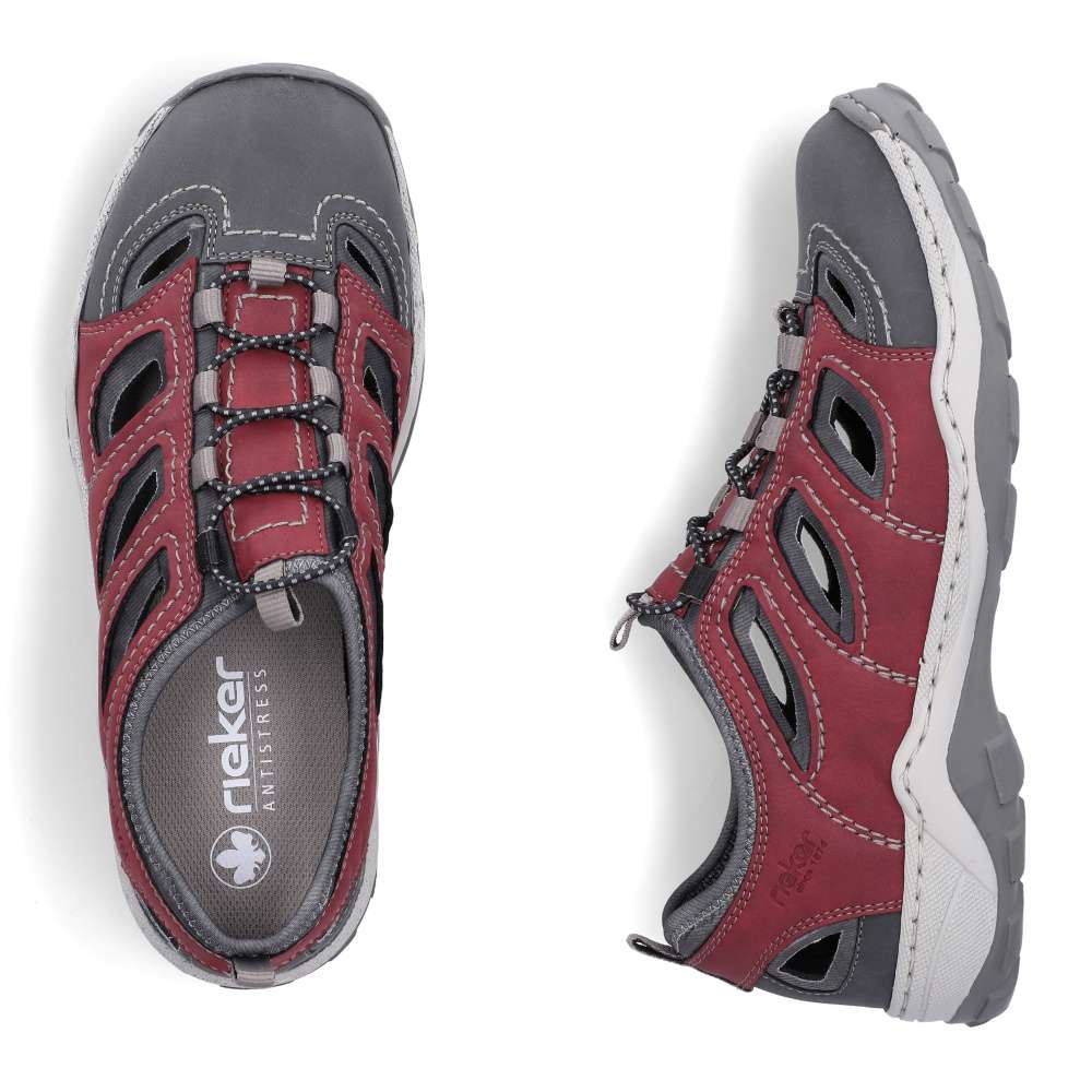 Pánske sandále RIEKER 08065-33 červená S6