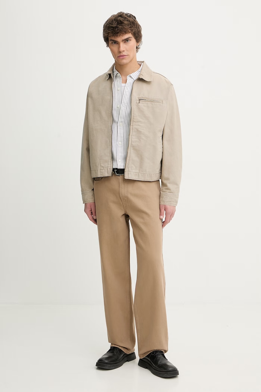 Košeľa s prímesou ľanu Levi's SUNSET 1 POCKET STANDARD