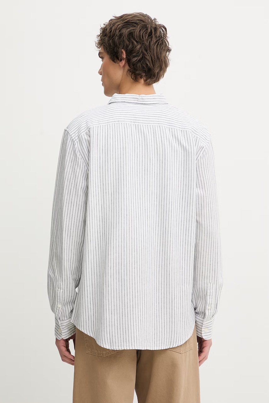 Košeľa s prímesou ľanu Levi's SUNSET 1 POCKET STANDARD