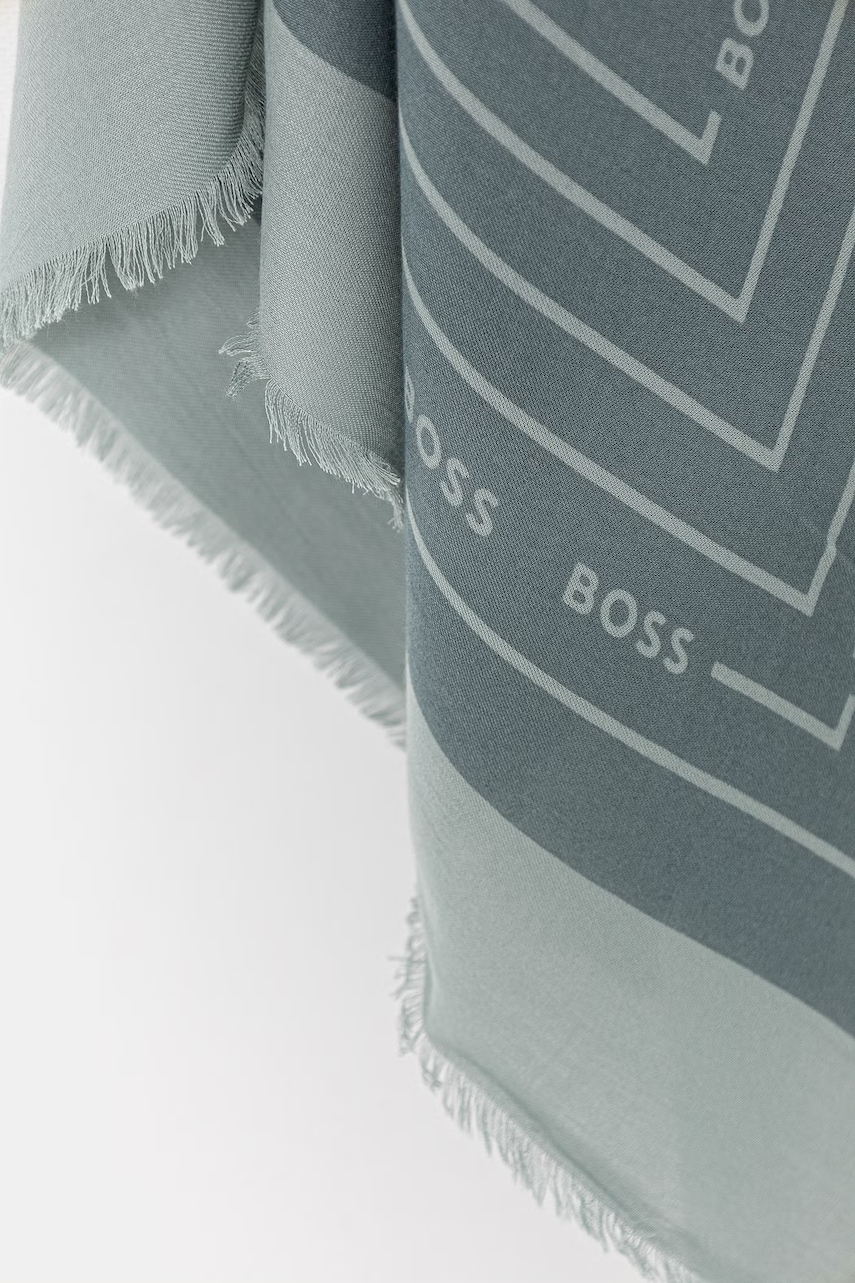 Šatka s prímesou hodvábu BOSS Laik