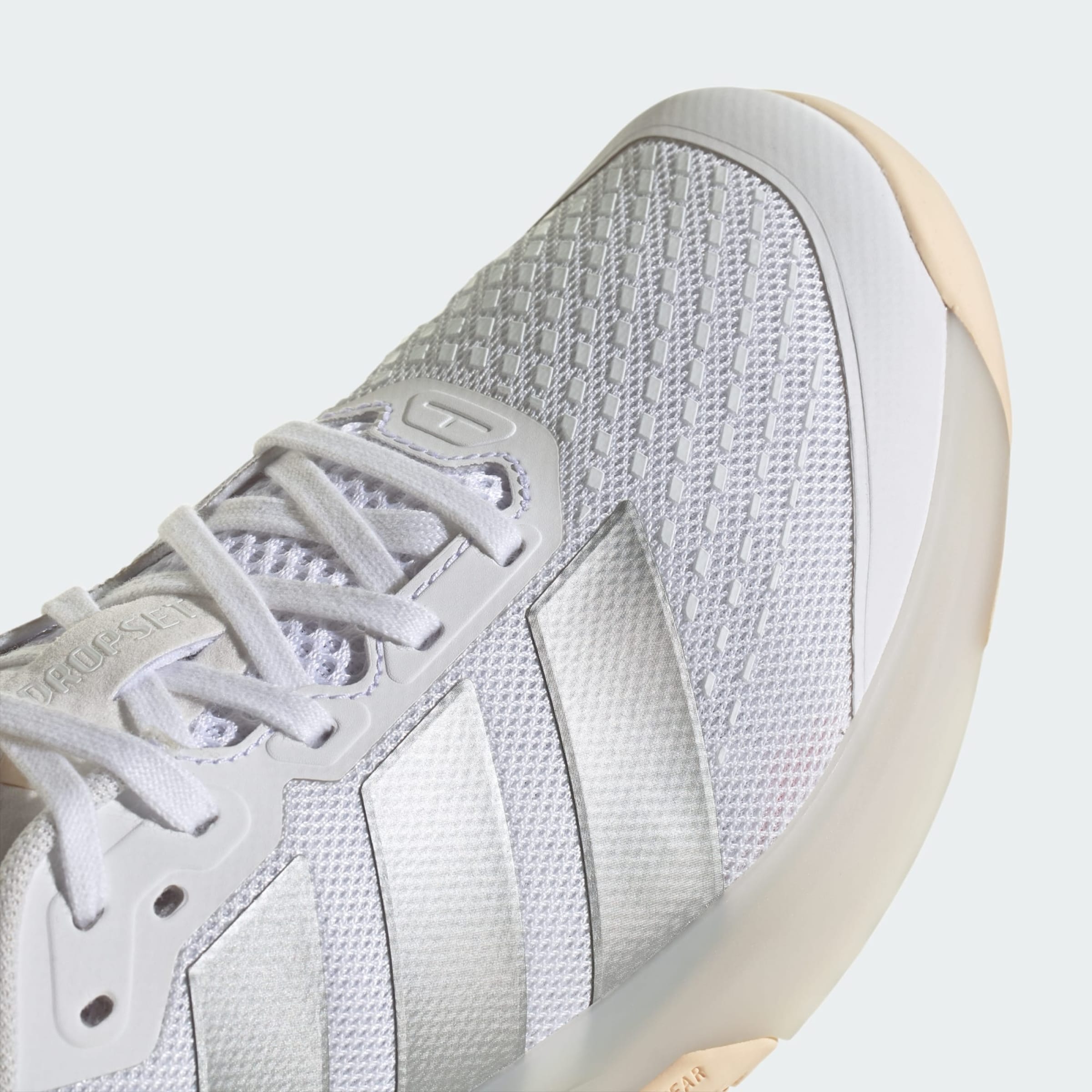 ADIDAS PERFORMANCE Športová obuv 'Dropset 4' strieborná / biela / šedobiela