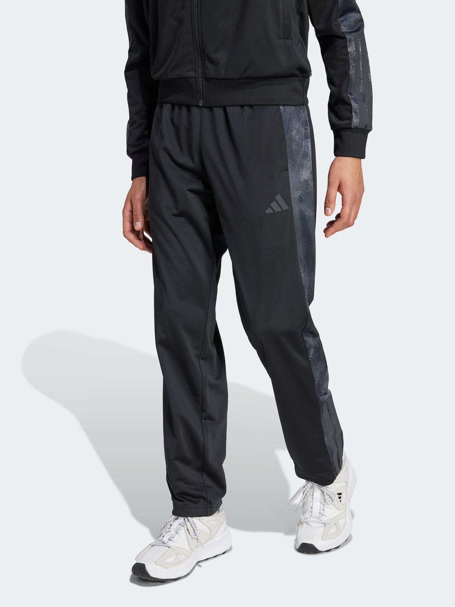 ADIDAS SPORTSWEAR Športové nohavice grafitová / čierna