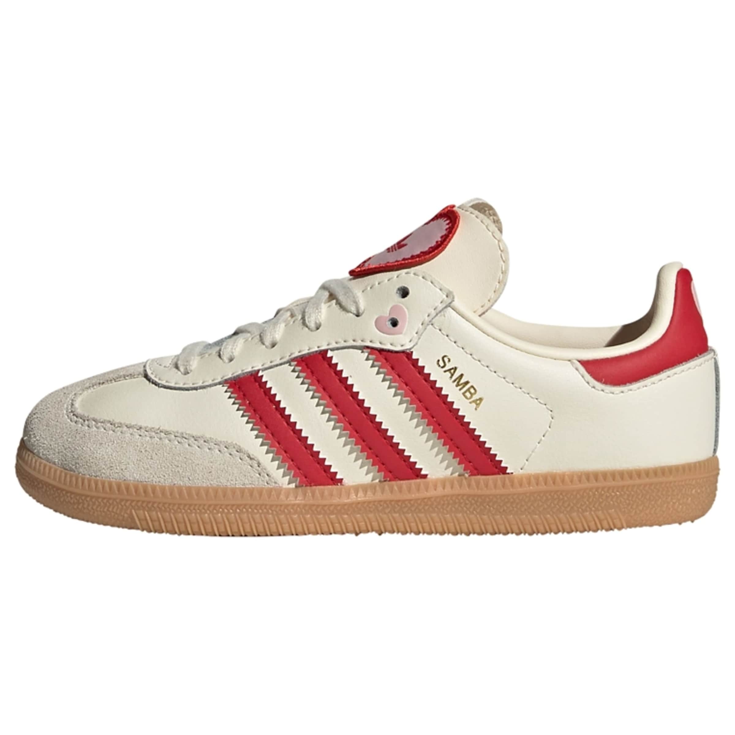 ADIDAS ORIGINALS Tenisky 'Samba' zlatá / jasne červená / biela