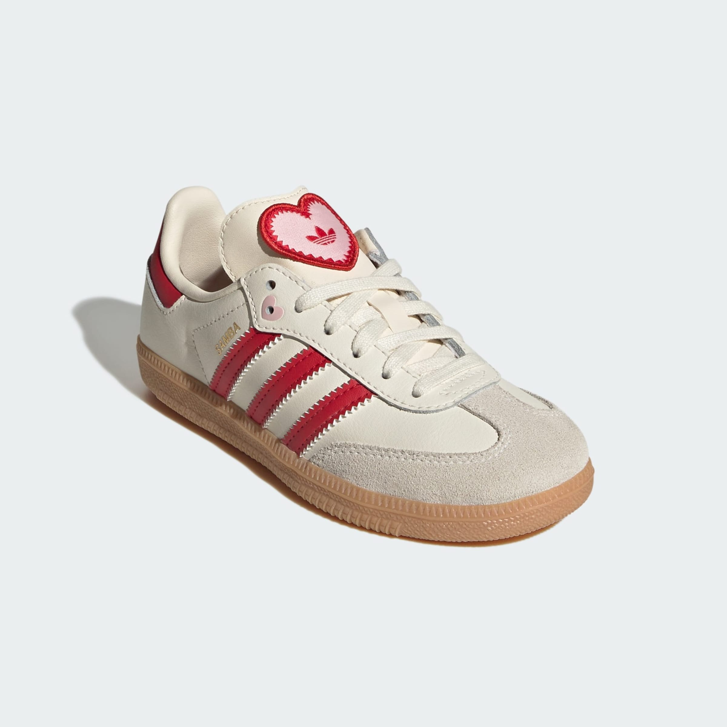 ADIDAS ORIGINALS Tenisky 'Samba' zlatá / jasne červená / biela