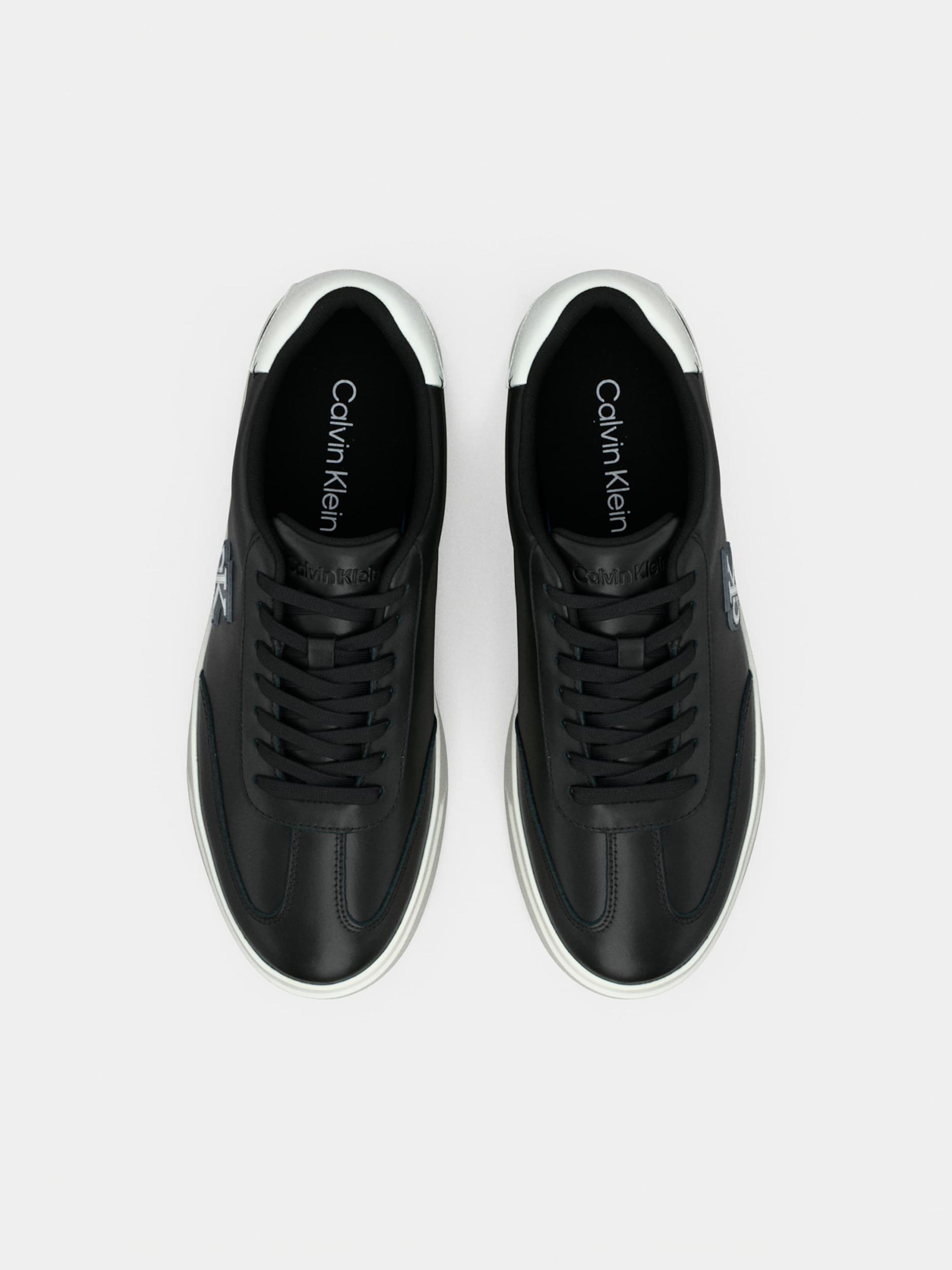 Calvin Klein Nízke tenisky tmavosivá / čierna / biela