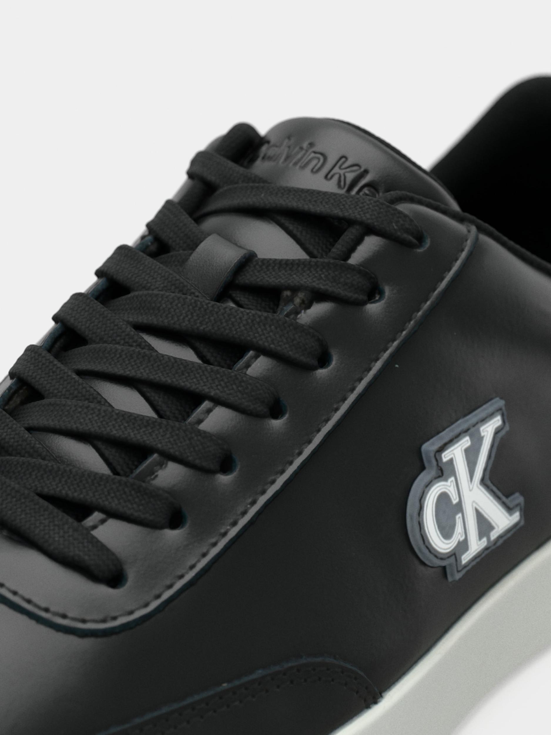 Calvin Klein Nízke tenisky tmavosivá / čierna / biela