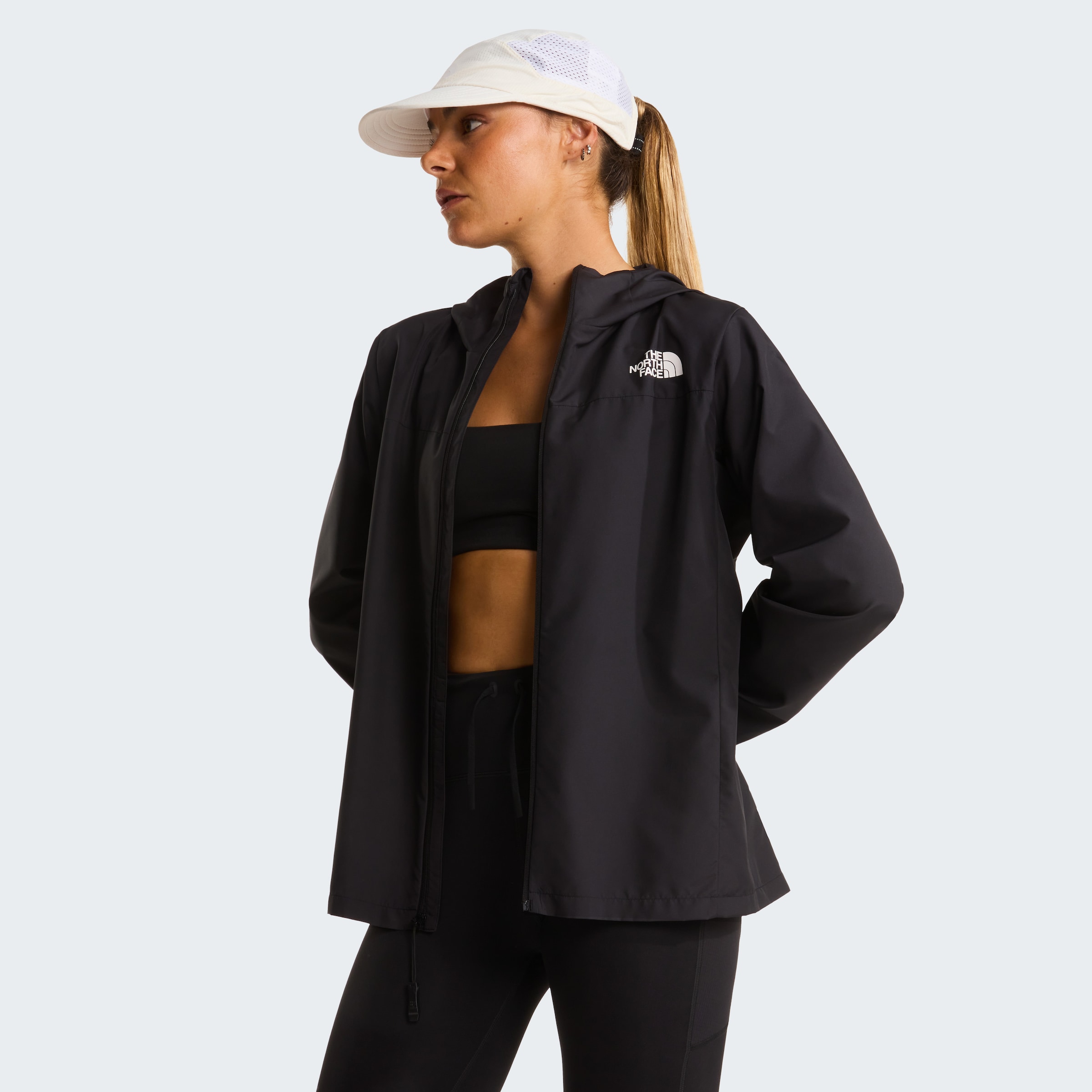 THE NORTH FACE Outdoorová bunda 'Fontanales' čierna / biela