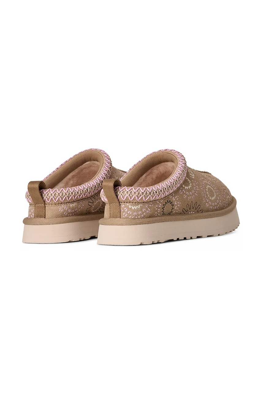 Detské semišové papuče UGG TAZZ SUN STITCH