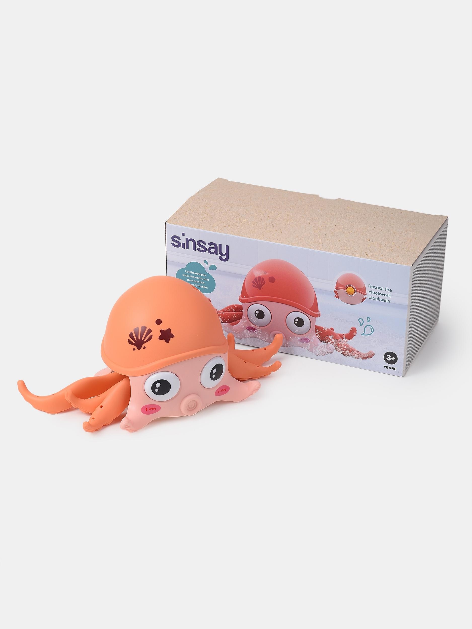 Sinsay - Hračka do kúpeľa v tvare chobotnice - svetlooranžová