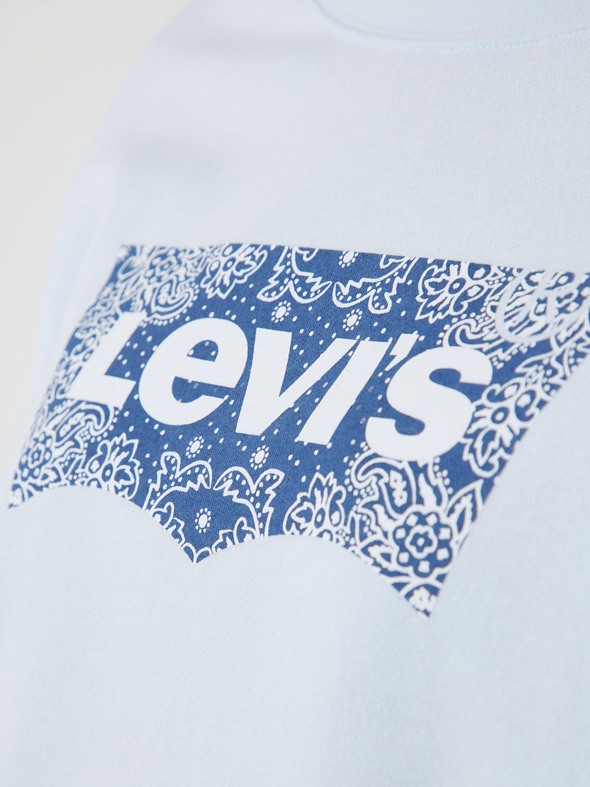 Levi's Plus Mikina 'EVERYDAY' námornícka modrá / svetlomodrá / biela