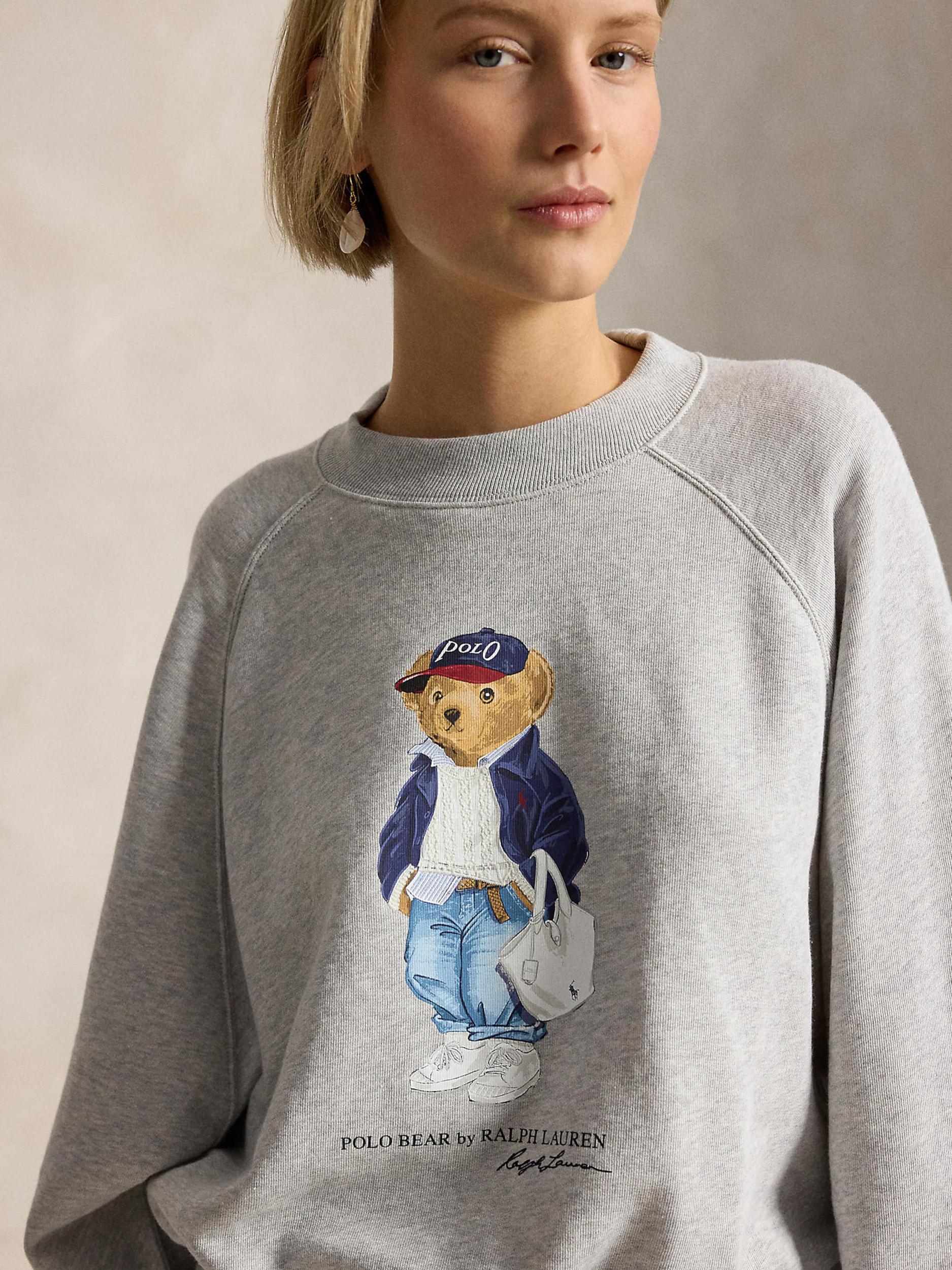 Polo Ralph Lauren Mikina 'ISLAND' modrá / dymovo šedá / biela