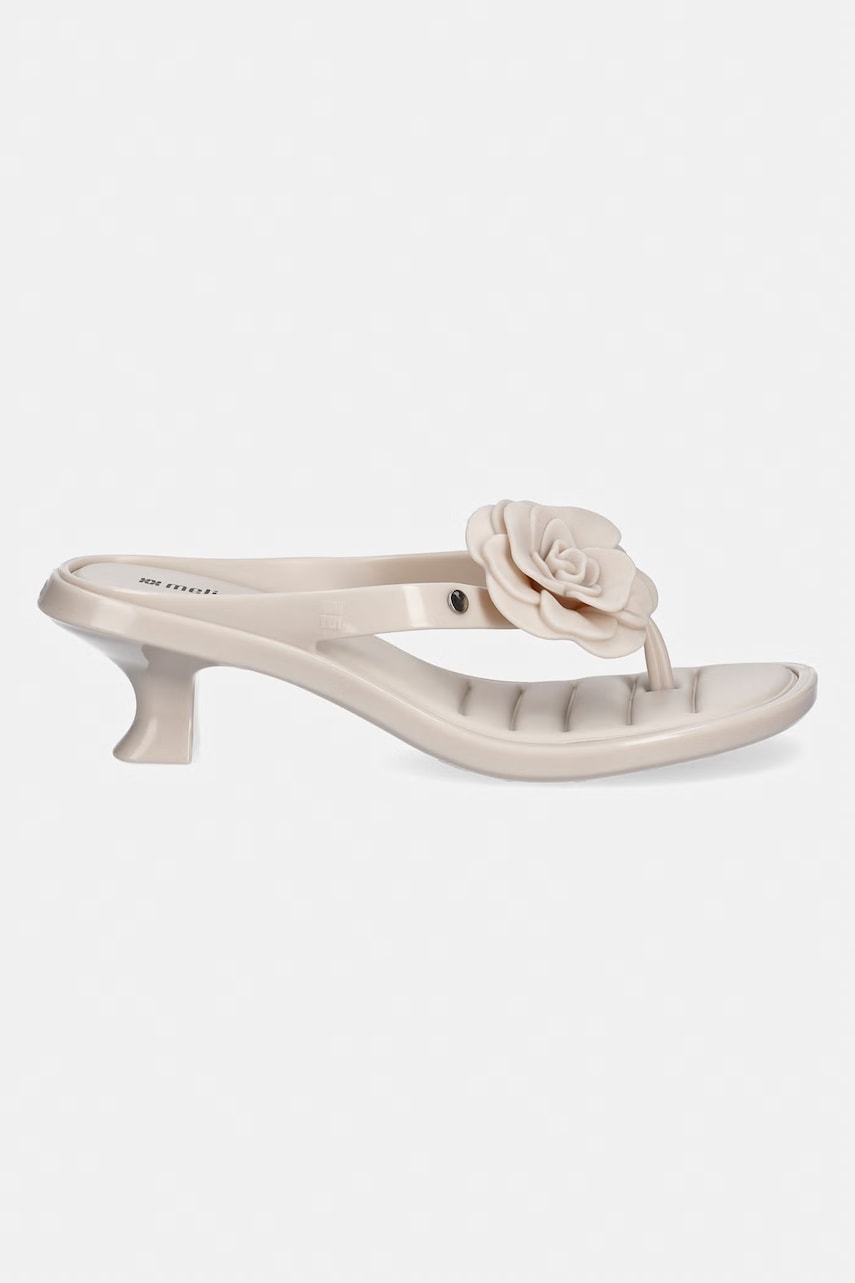 Šľapky Melissa MELISSA THONG KITTEN HEEL PETALS AD