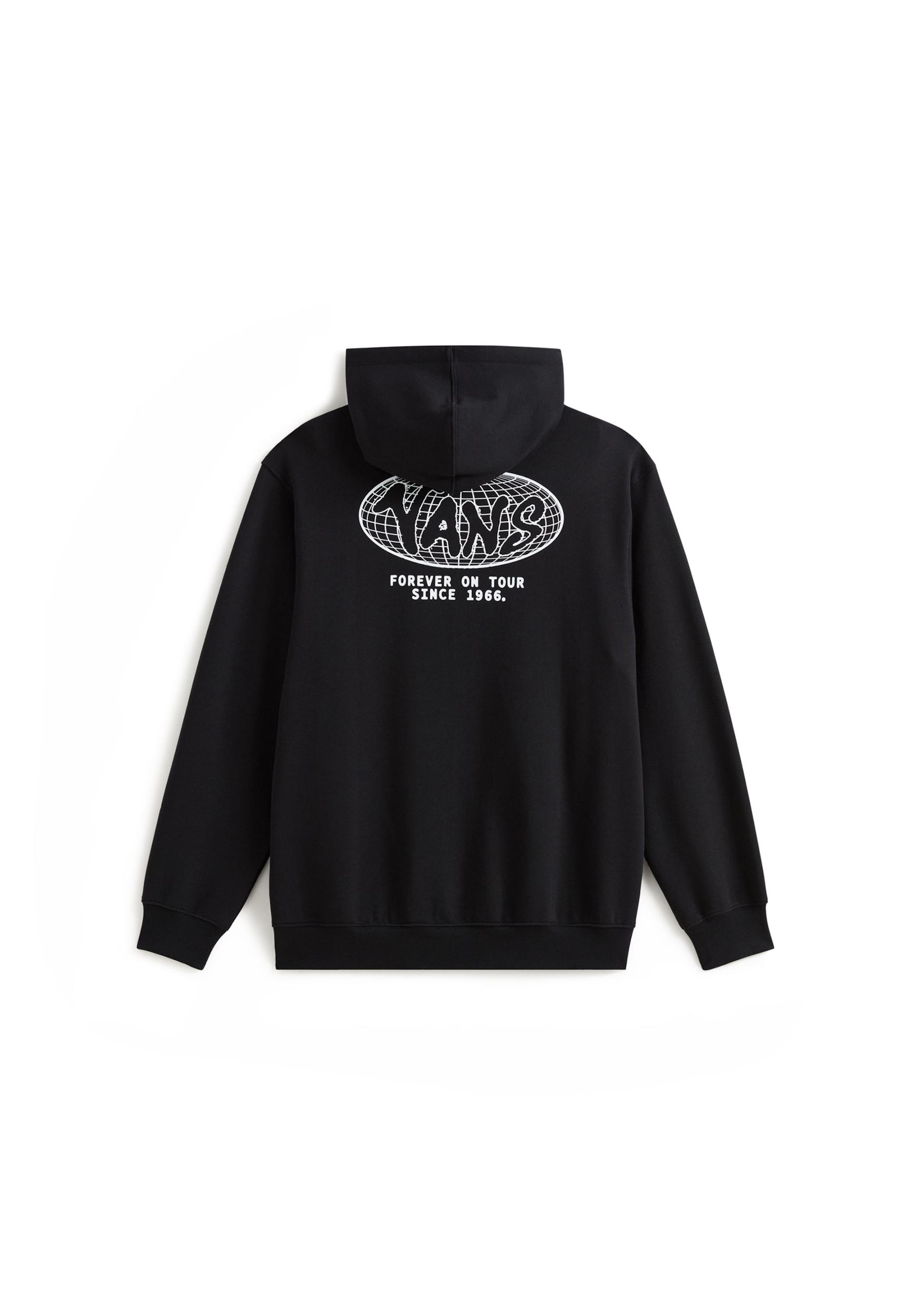 VANS Tepláková bunda 'World Tour' čierna / biela