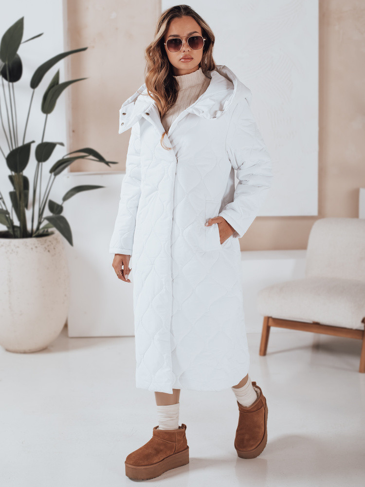 Dámska zimná bunda LIKEMIRA prešívaná biela FashionStreet TY4928