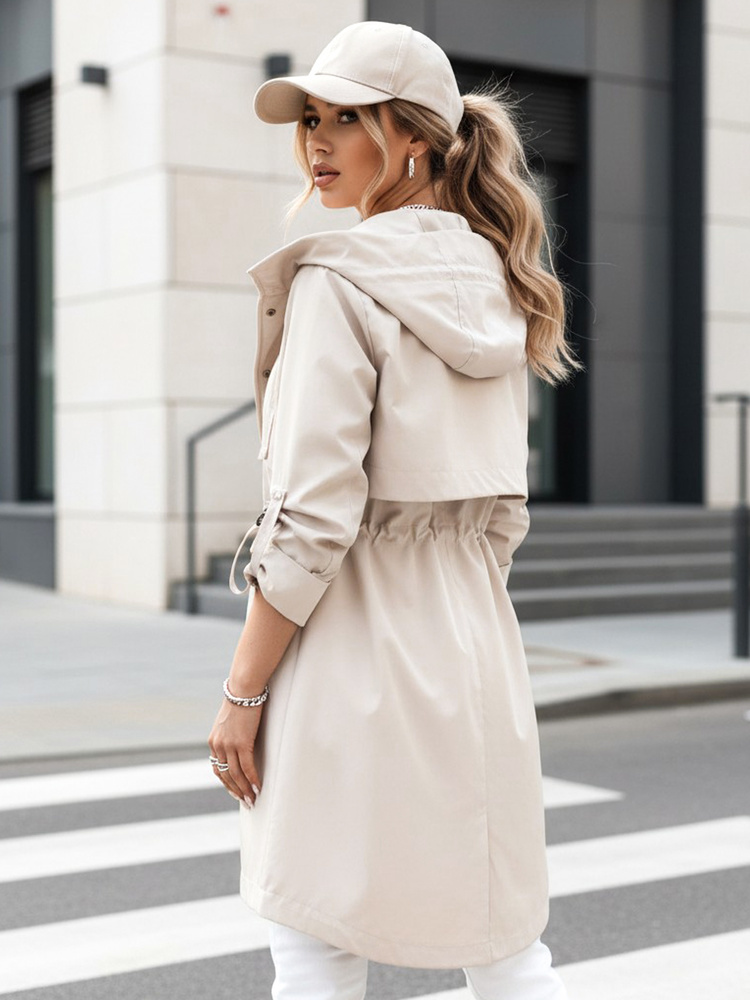 BASIC Svetlobéžová prechodná parka NOCITO TY4200