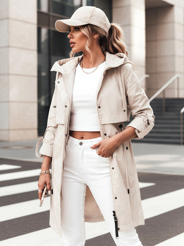 BASIC Svetlobéžová prechodná parka NOCITO TY4200