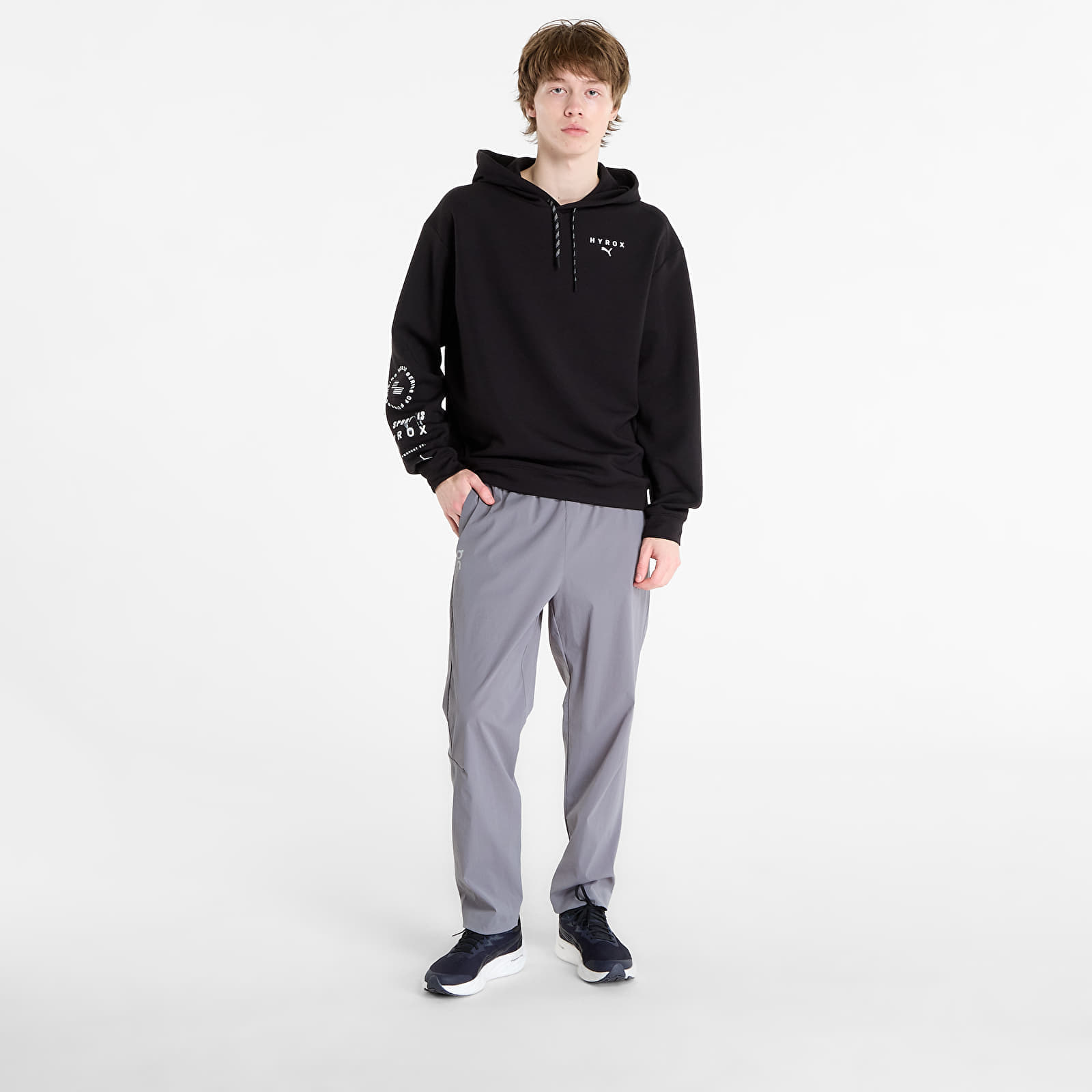 Mikina Puma M Puma x HYROX Cldspun Hdie Puma Black M