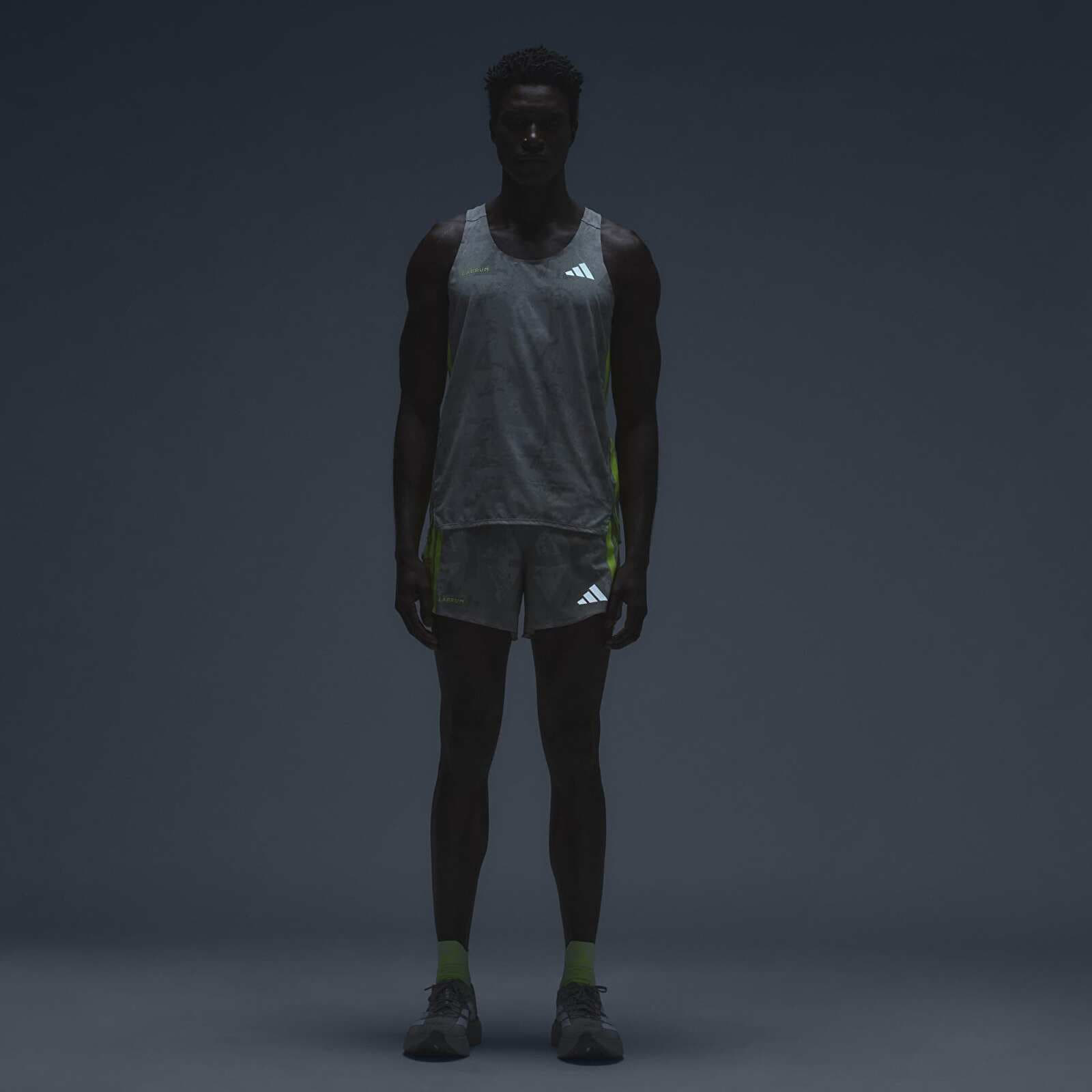 adidas Performance Tričko adidas Adizero Labrum Tank Top Sesame/ Solar Yellow M