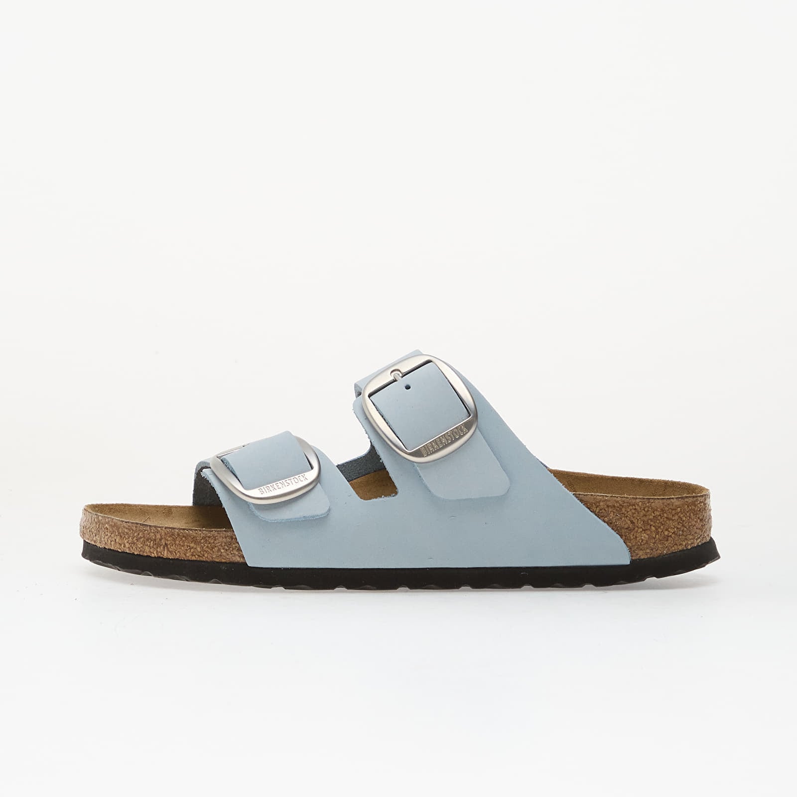 Birkenstock Arizona Big Buckle Nubuck Leather Women Baby Blue
