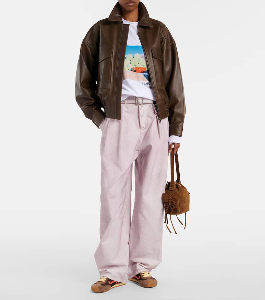 Plan C Printed cotton jersey T-shirt