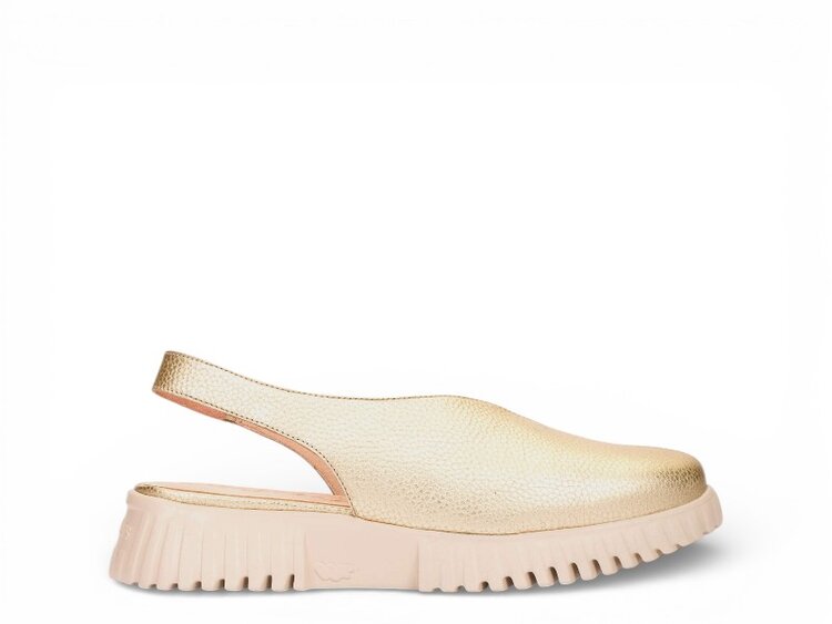 Dámské sandály s plnou špičkou Wonders A-4411 metalické