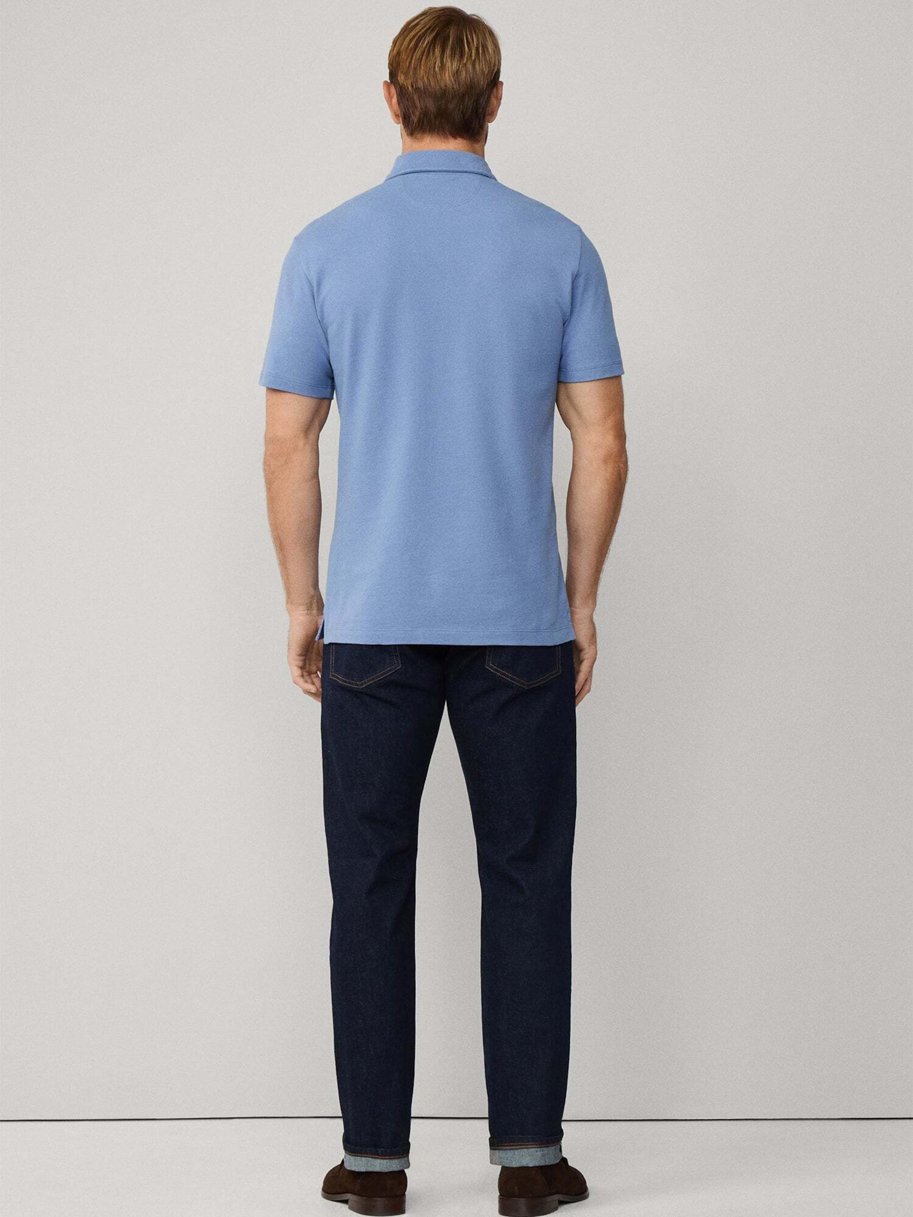 Hackett London Tričko svetlomodrá