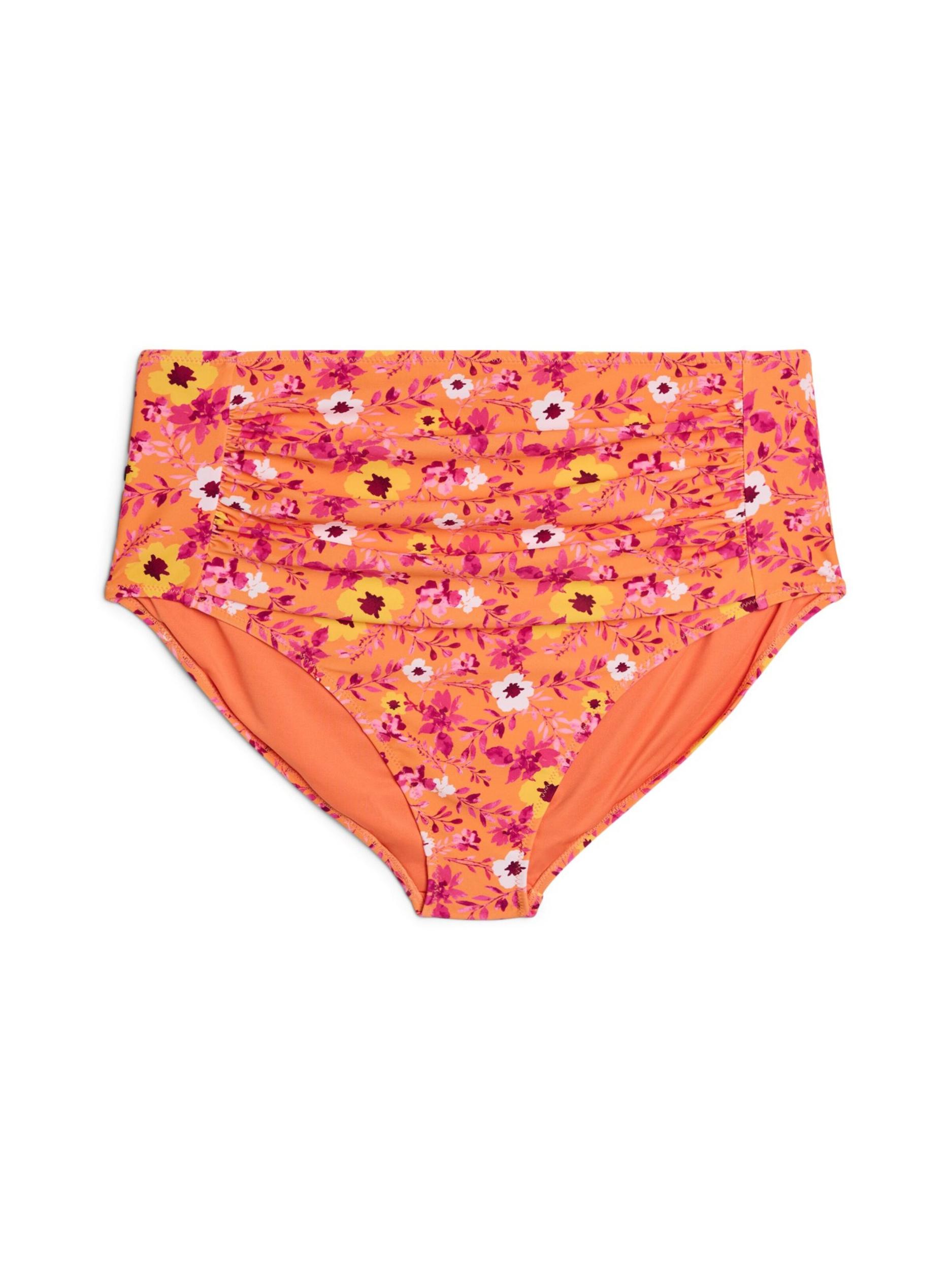 Swim by Zizzi Bikinové nohavičky hnedá / žltá / oranžová / ružová / biela