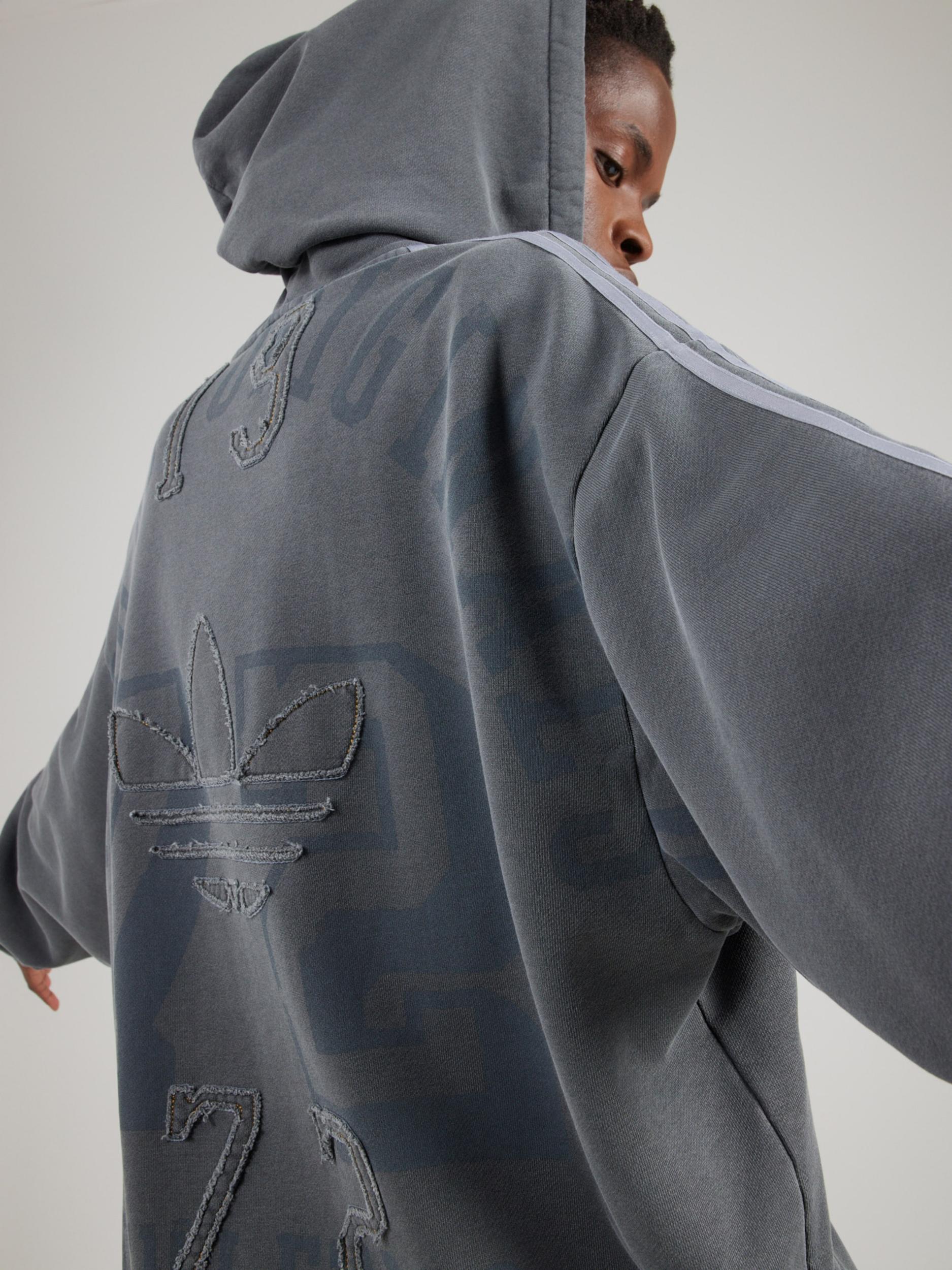 ADIDAS ORIGINALS Tepláková bunda karí / čadičová / svetlosivá / tmavosivá