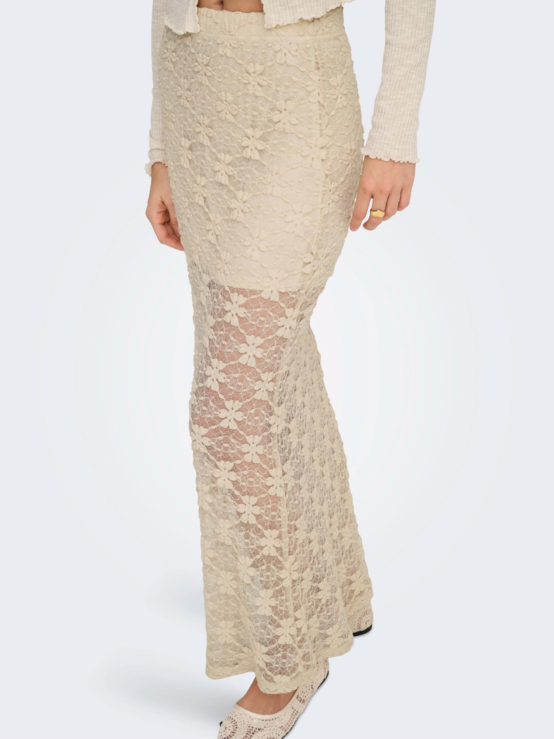 ONLY Sukňa 'ONLPearlina' béžová