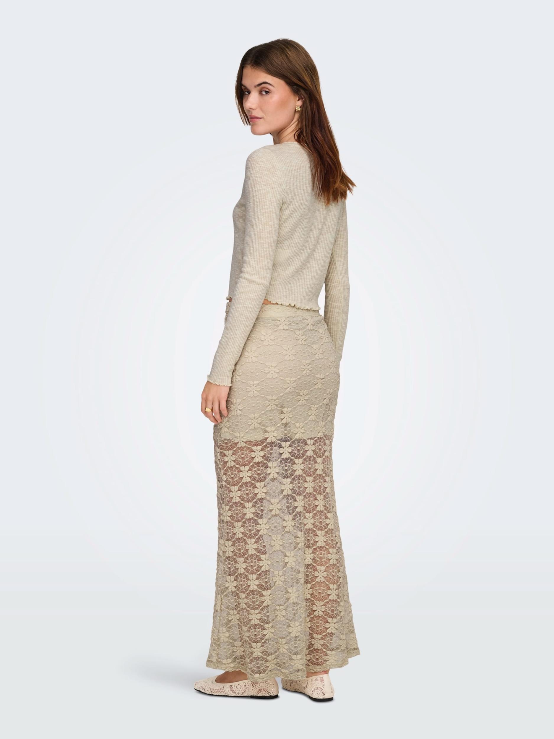 ONLY Sukňa 'ONLPearlina' béžová