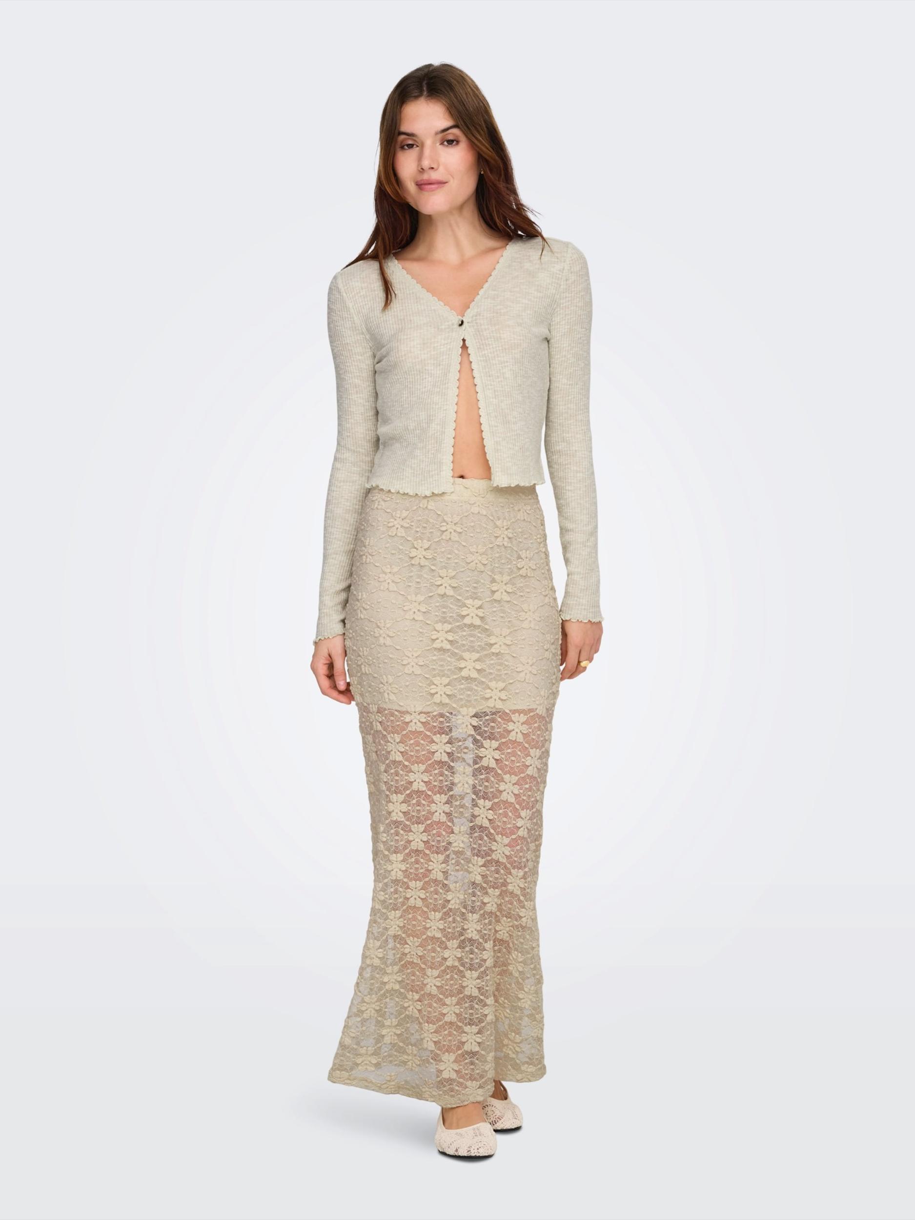 ONLY Sukňa 'ONLPearlina' béžová