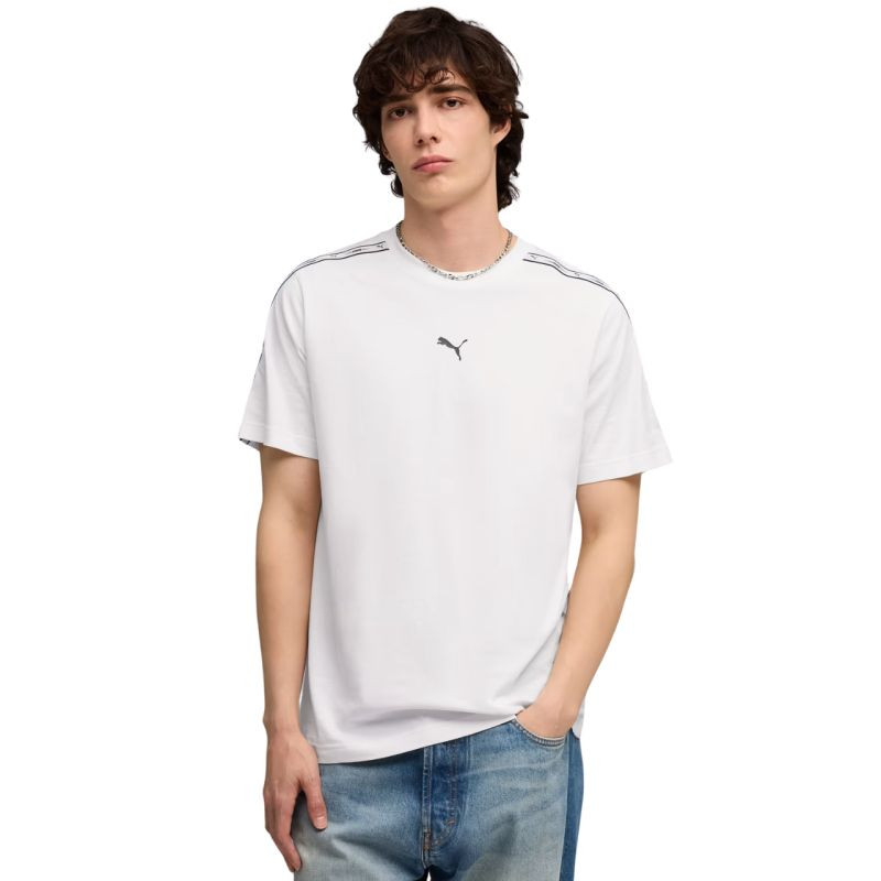 Pánske tričko Puma Tape Tee white 691693 02